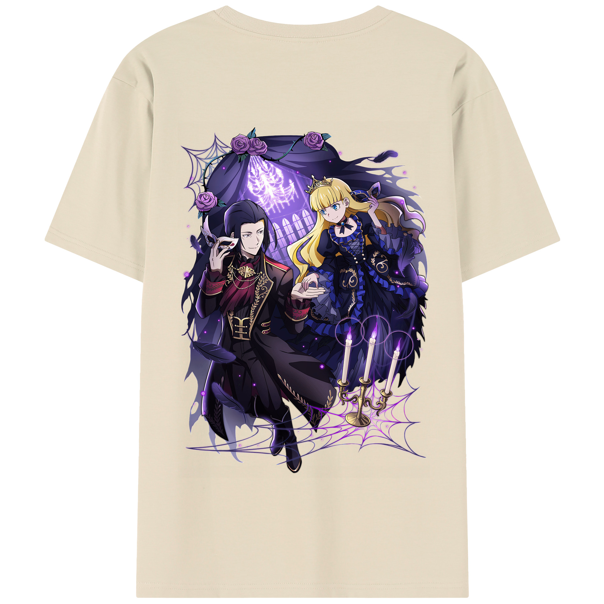 （画像用） 文豪ストレイドッグス Bungo Stray Dogs 綿100％半袖Tシャツ（背面プリント）