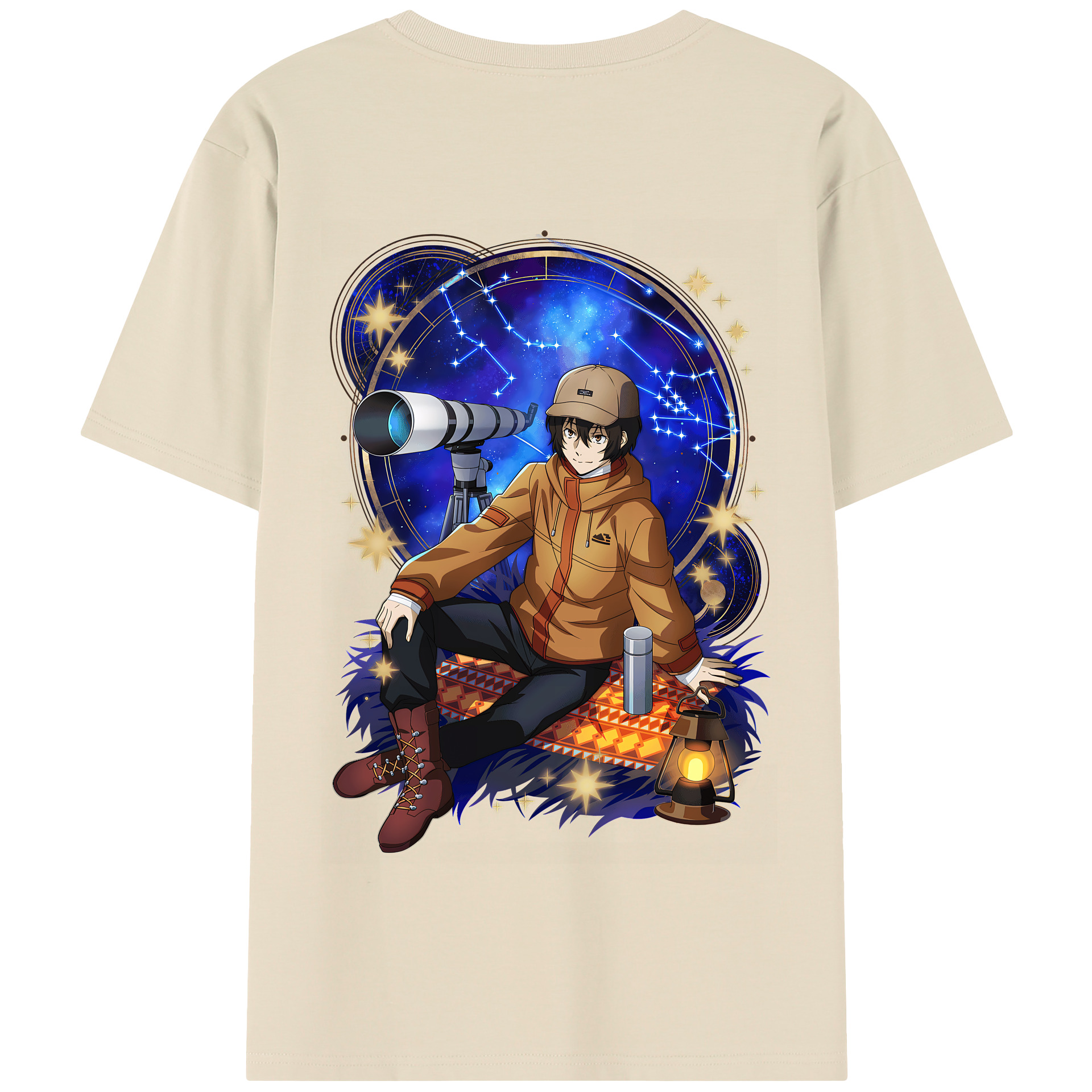 （画像用） 文豪ストレイドッグス Bungo Stray Dogs 綿100％半袖Tシャツ（背面プリント）