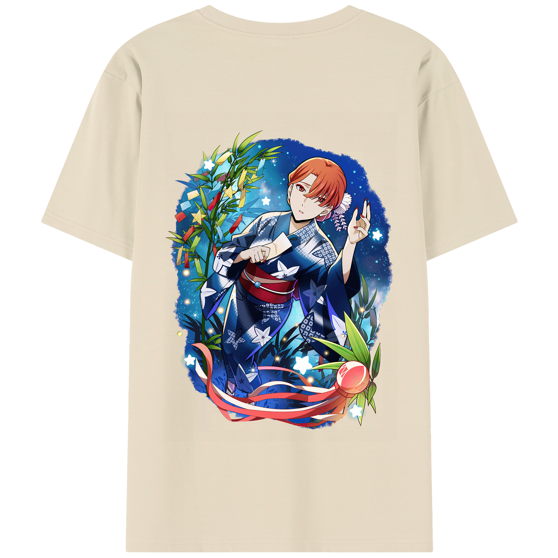 （画像用） 文豪ストレイドッグス Bungo Stray Dogs 綿100％半袖Tシャツ（背面プリント）