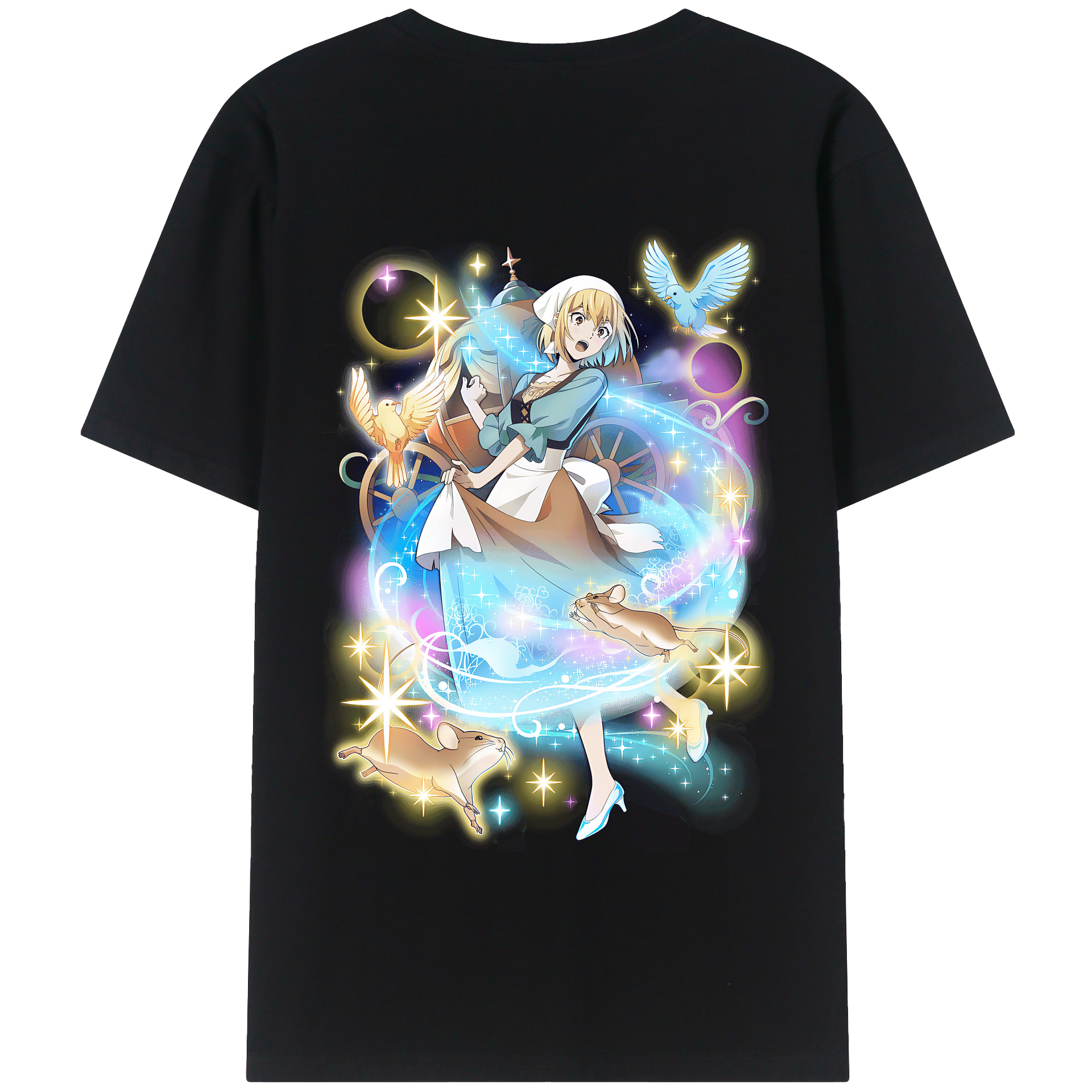 （画像用） 文豪ストレイドッグス Bungo Stray Dogs 綿100％半袖Tシャツ（背面プリント）