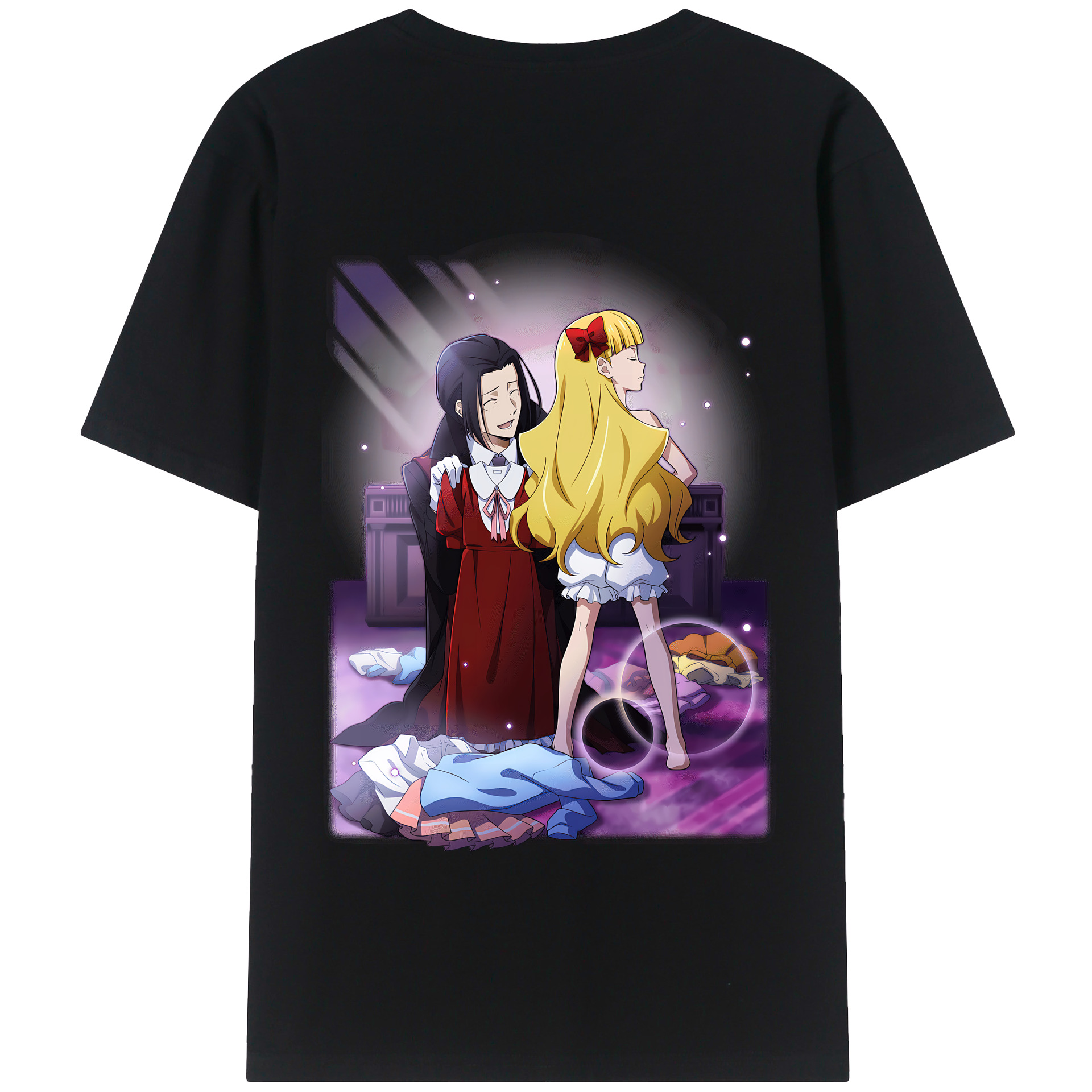 （画像用） 文豪ストレイドッグス Bungo Stray Dogs 綿100％半袖Tシャツ（背面プリント）