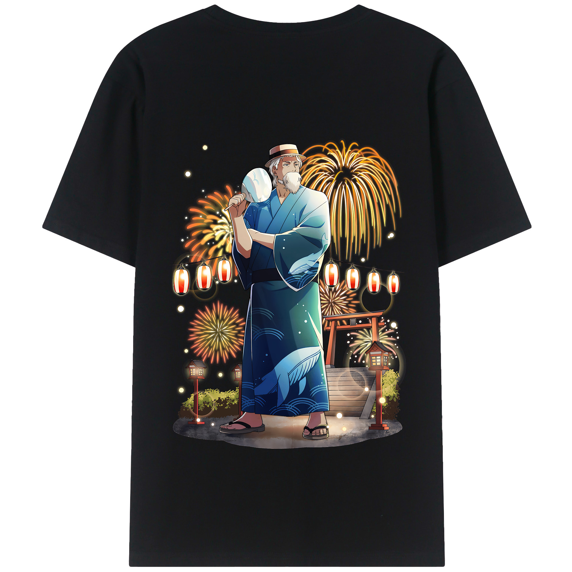 （画像用） 文豪ストレイドッグス Bungo Stray Dogs 綿100％半袖Tシャツ（背面プリント）