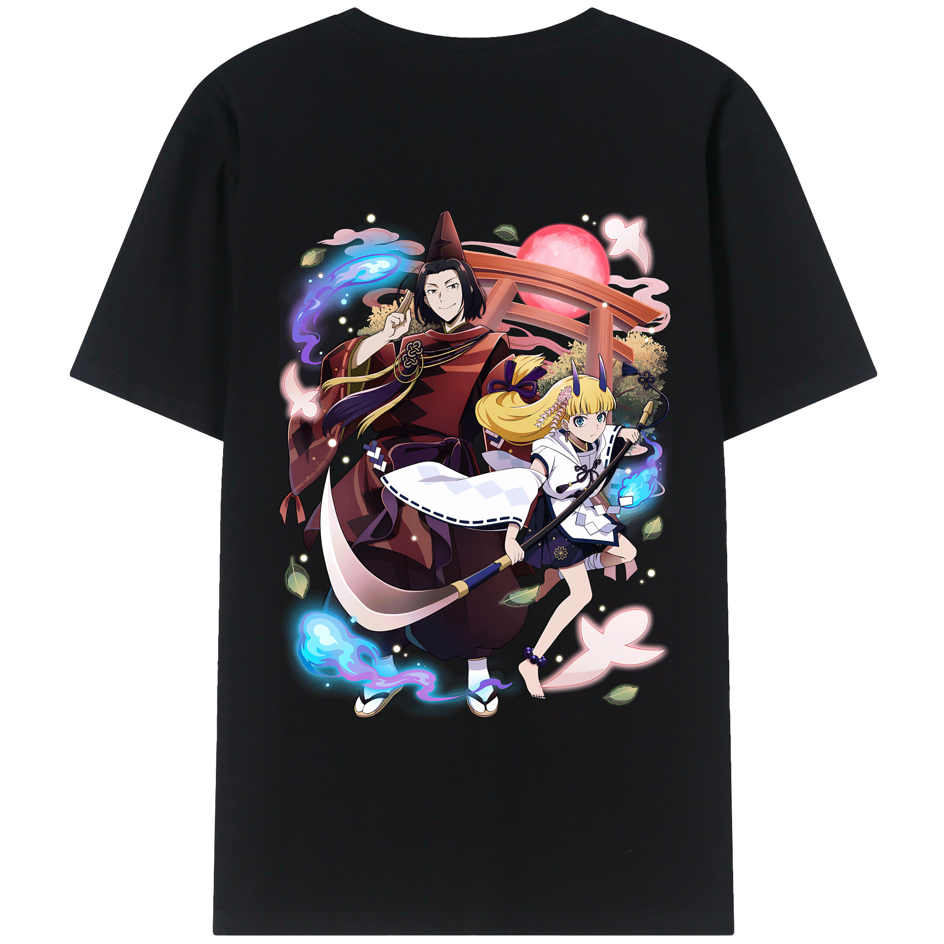 （画像用） 文豪ストレイドッグス Bungo Stray Dogs 綿100％半袖Tシャツ（背面プリント）