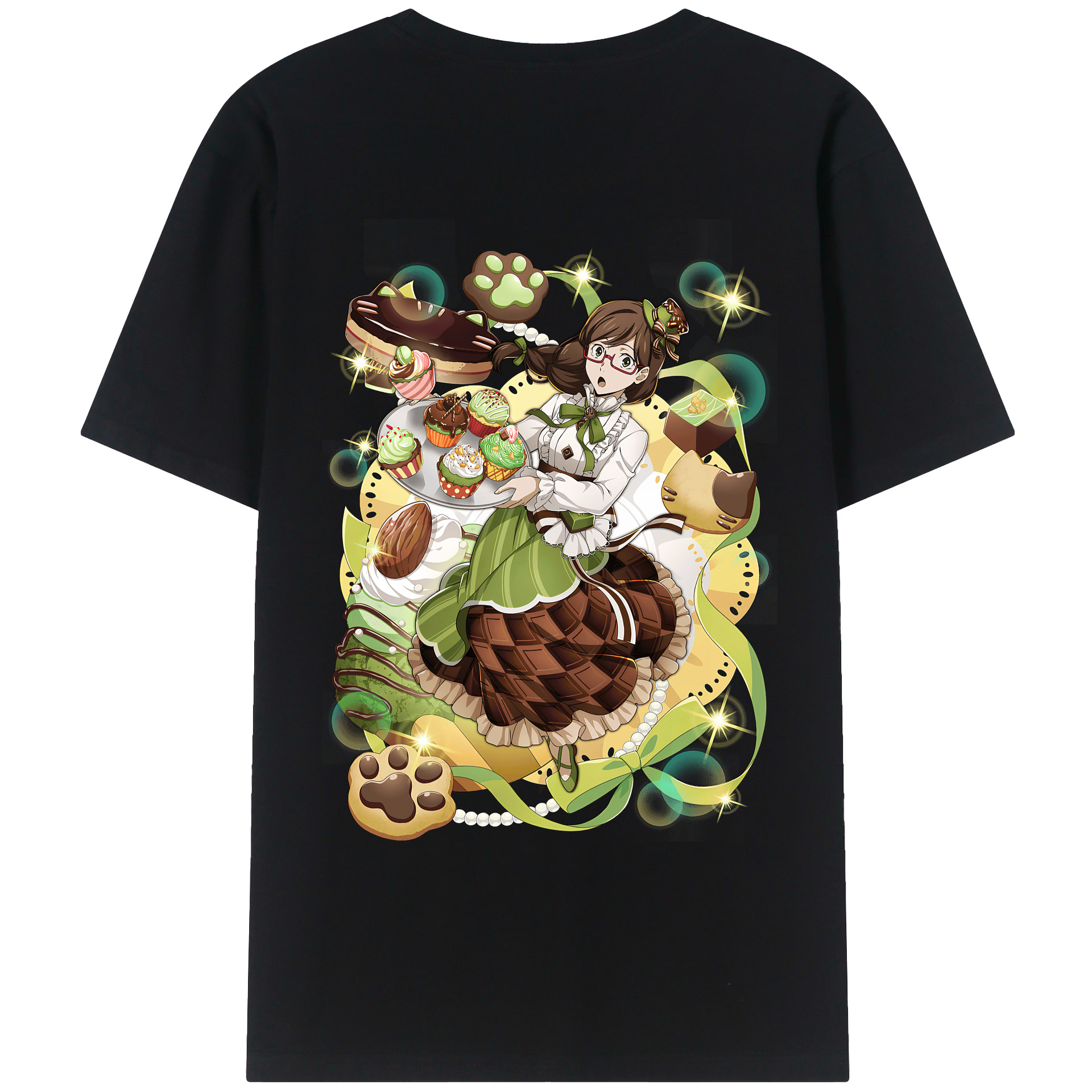 （画像用） 文豪ストレイドッグス Bungo Stray Dogs 綿100％半袖Tシャツ（背面プリント）