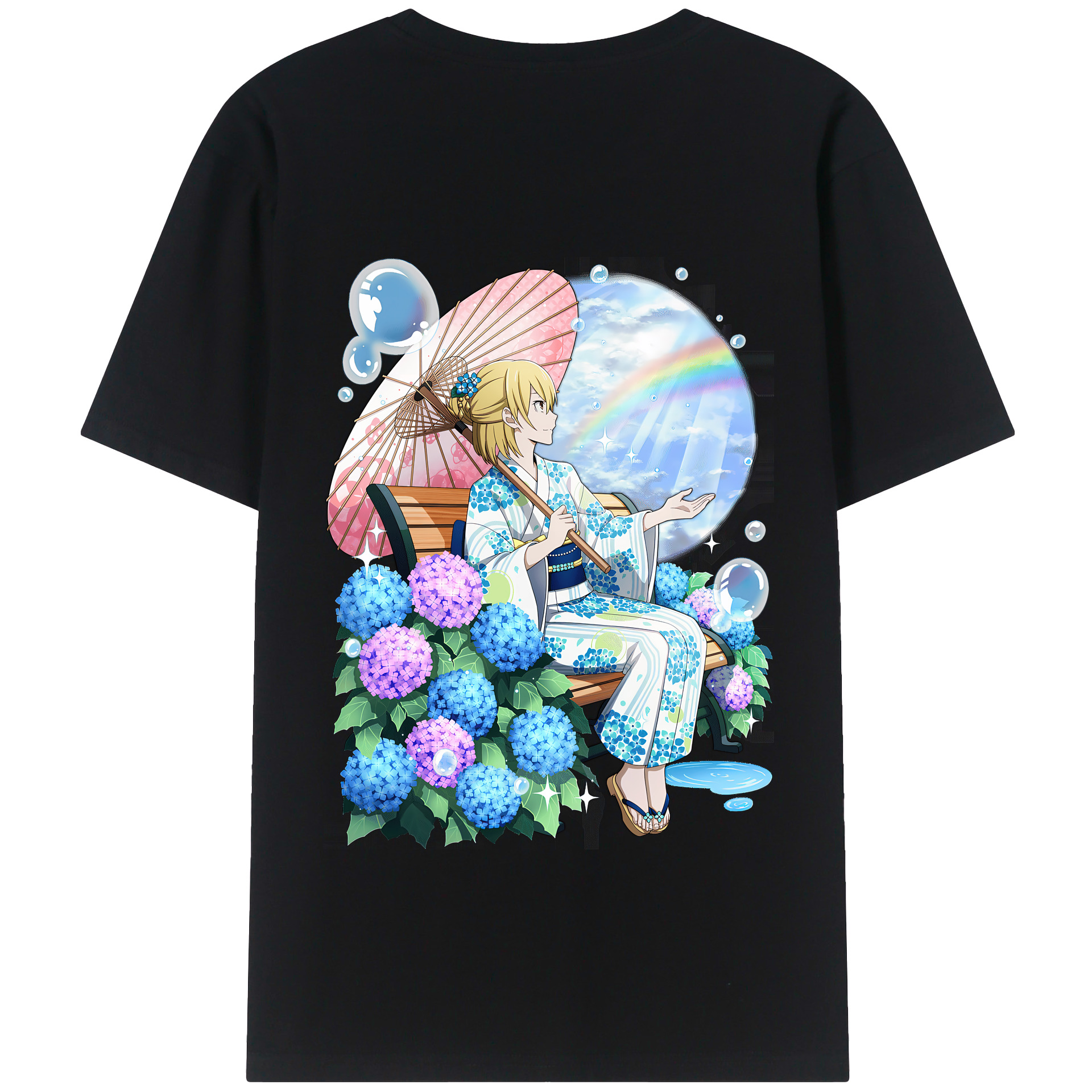 （画像用） 文豪ストレイドッグス Bungo Stray Dogs 綿100％半袖Tシャツ（背面プリント）