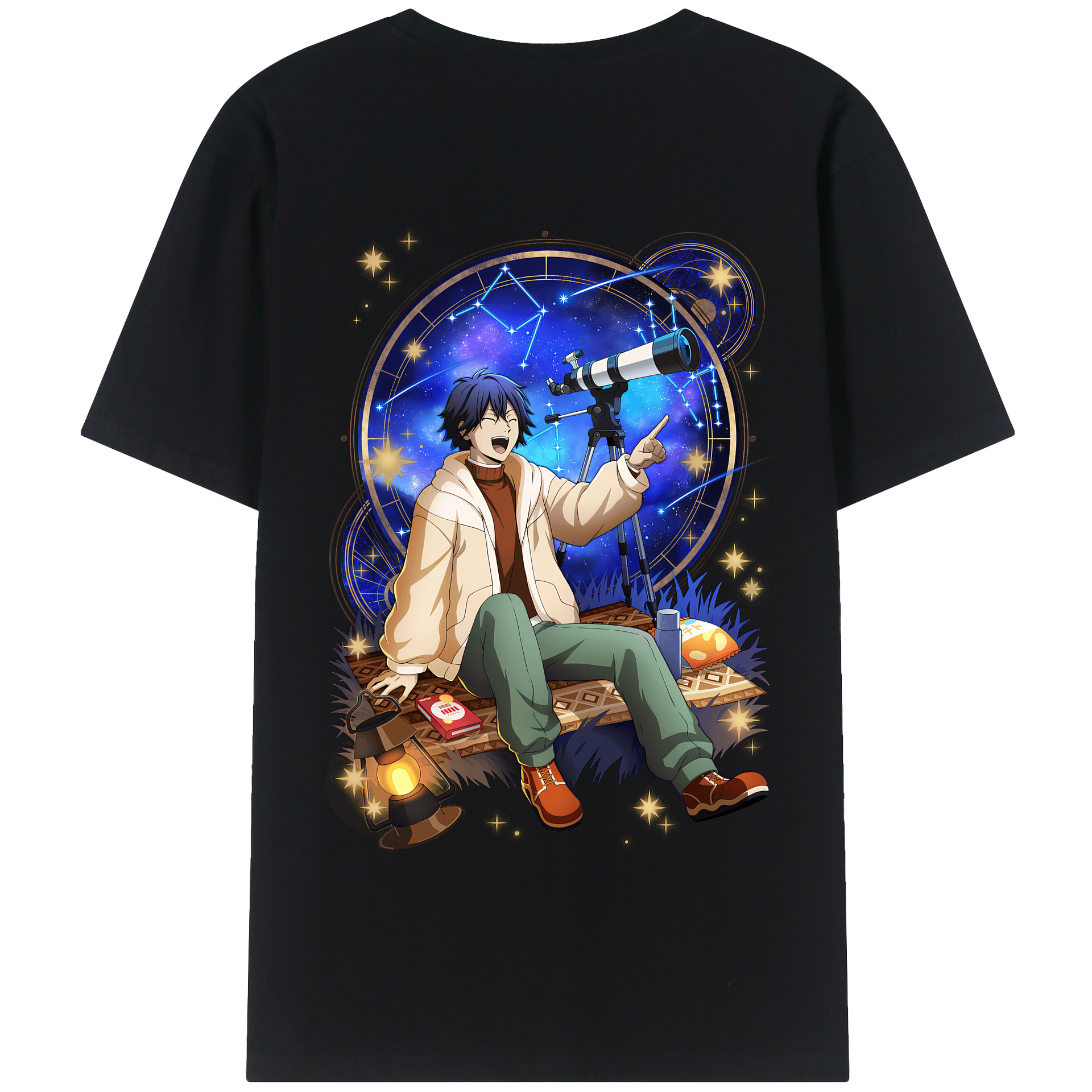 （画像用） 文豪ストレイドッグス Bungo Stray Dogs 綿100％半袖Tシャツ（背面プリント）