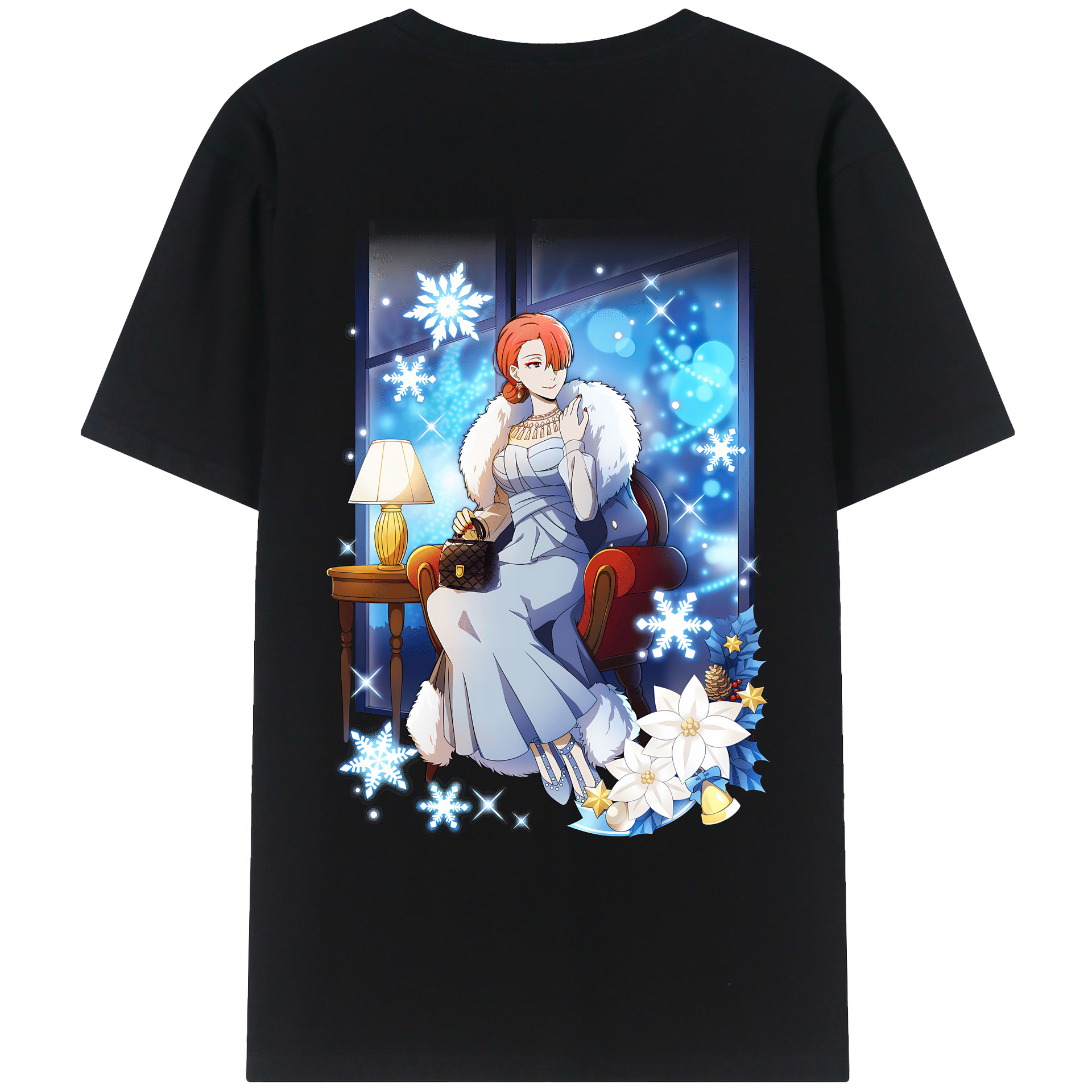 （画像用） 文豪ストレイドッグス Bungo Stray Dogs 綿100％半袖Tシャツ（背面プリント）