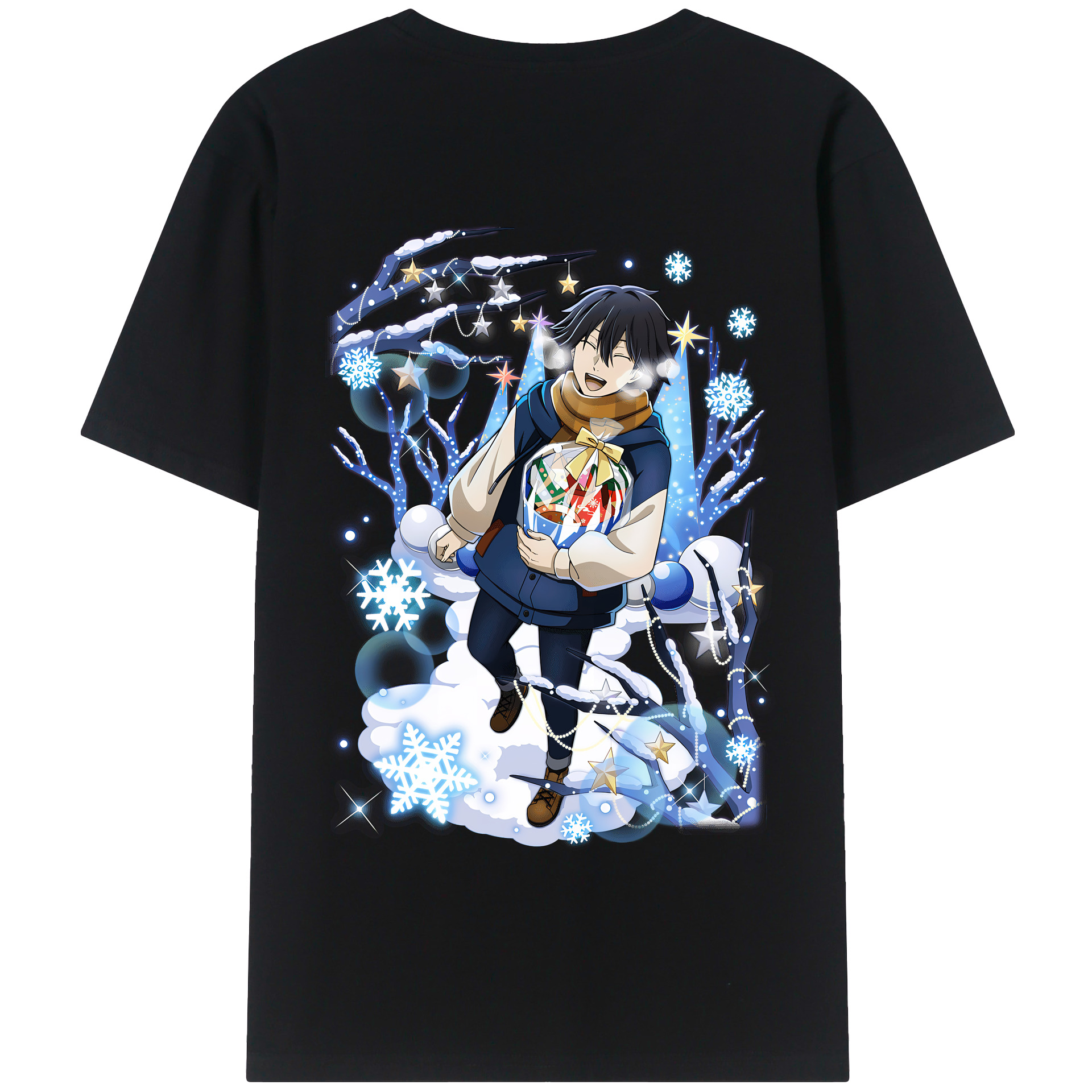 （画像用） 文豪ストレイドッグス Bungo Stray Dogs 綿100％半袖Tシャツ（背面プリント）