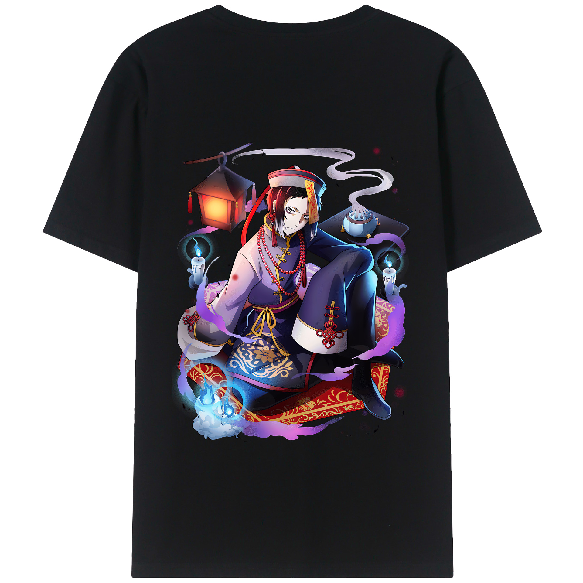 （画像用） 文豪ストレイドッグス Bungo Stray Dogs 綿100％半袖Tシャツ（背面プリント）