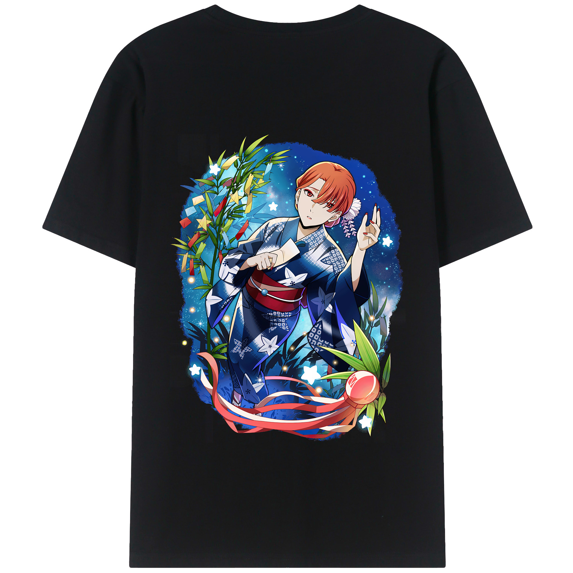 （画像用） 文豪ストレイドッグス Bungo Stray Dogs 綿100％半袖Tシャツ（背面プリント）