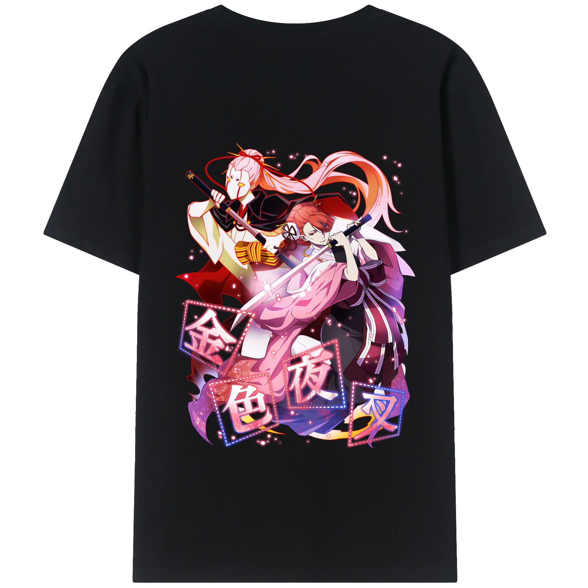 （画像用） 文豪ストレイドッグス Bungo Stray Dogs 綿100％半袖Tシャツ（背面プリント）