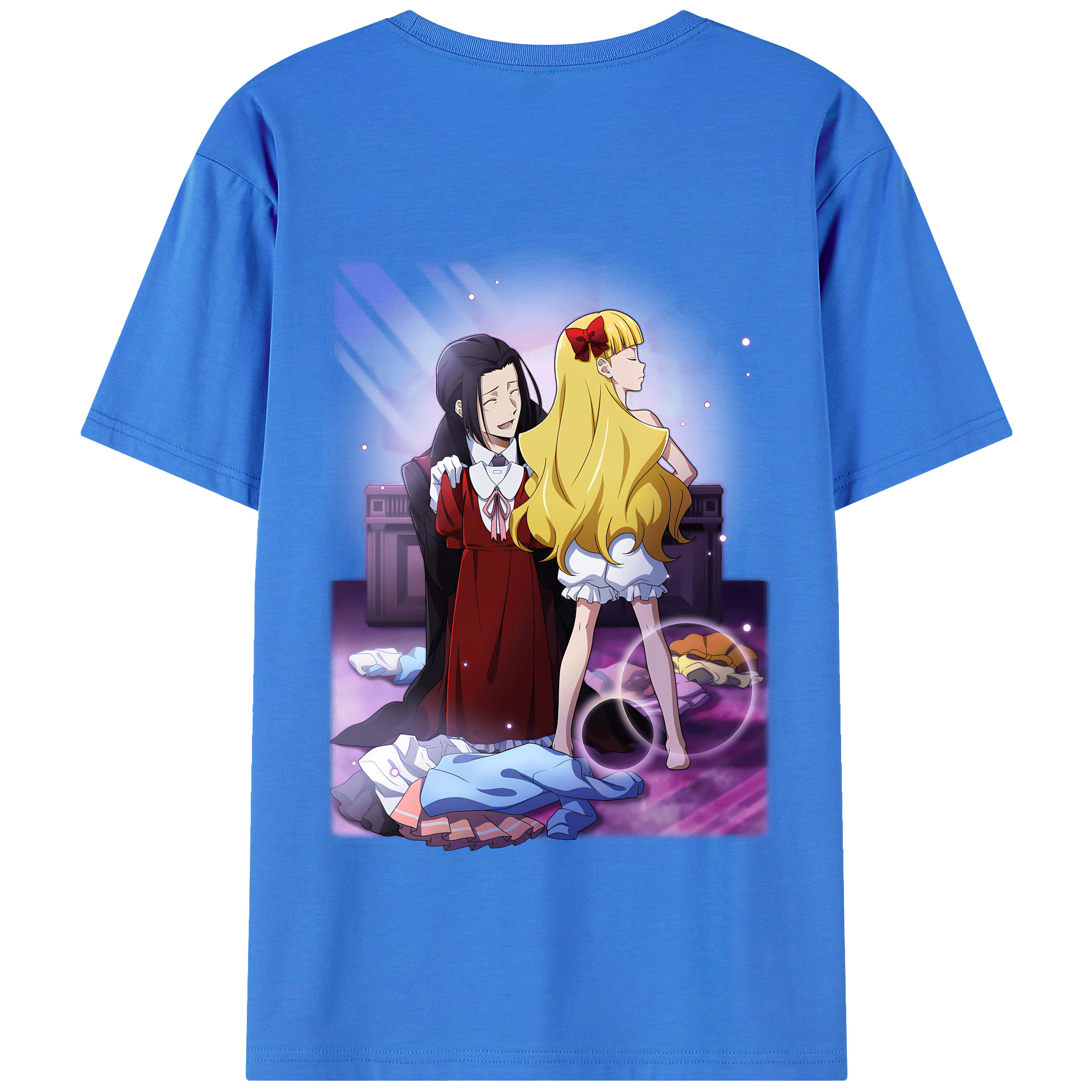 （画像用） 文豪ストレイドッグス Bungo Stray Dogs 綿100％半袖Tシャツ（背面プリント）