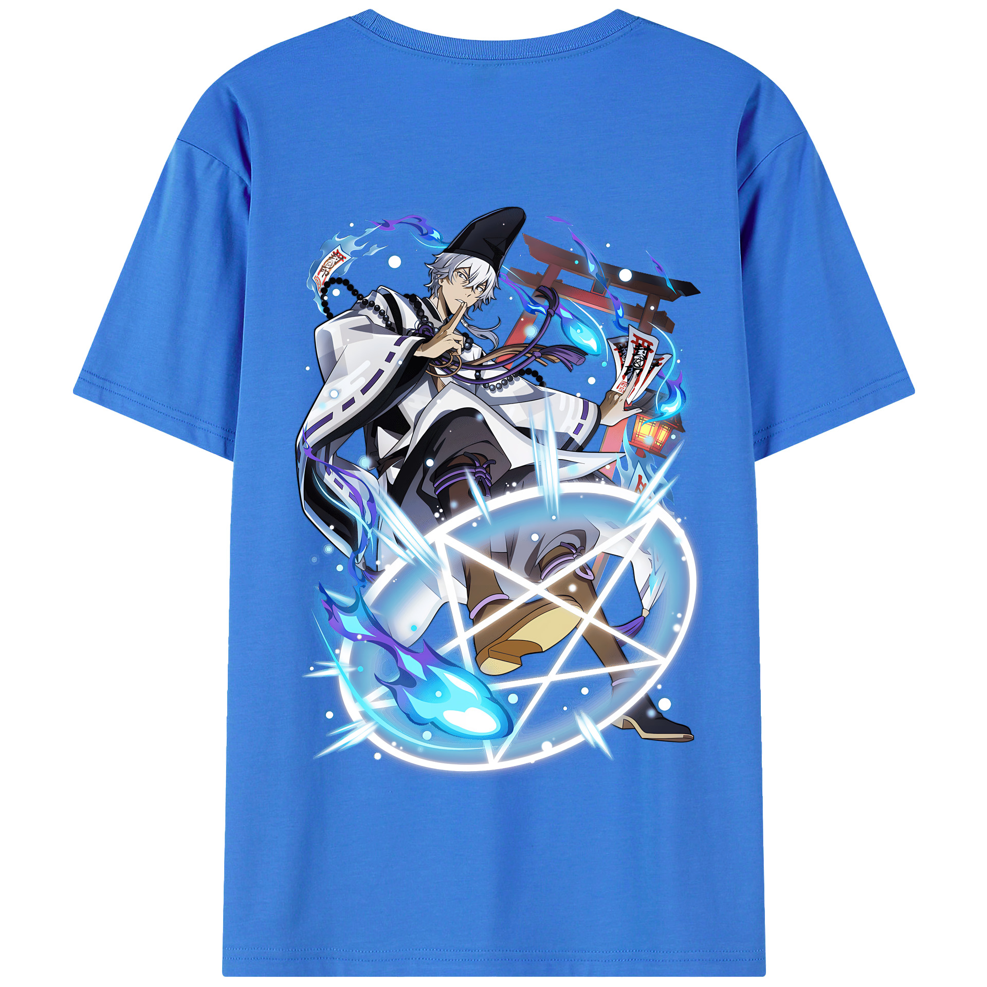 （画像用） 文豪ストレイドッグス Bungo Stray Dogs 綿100％半袖Tシャツ（背面プリント）