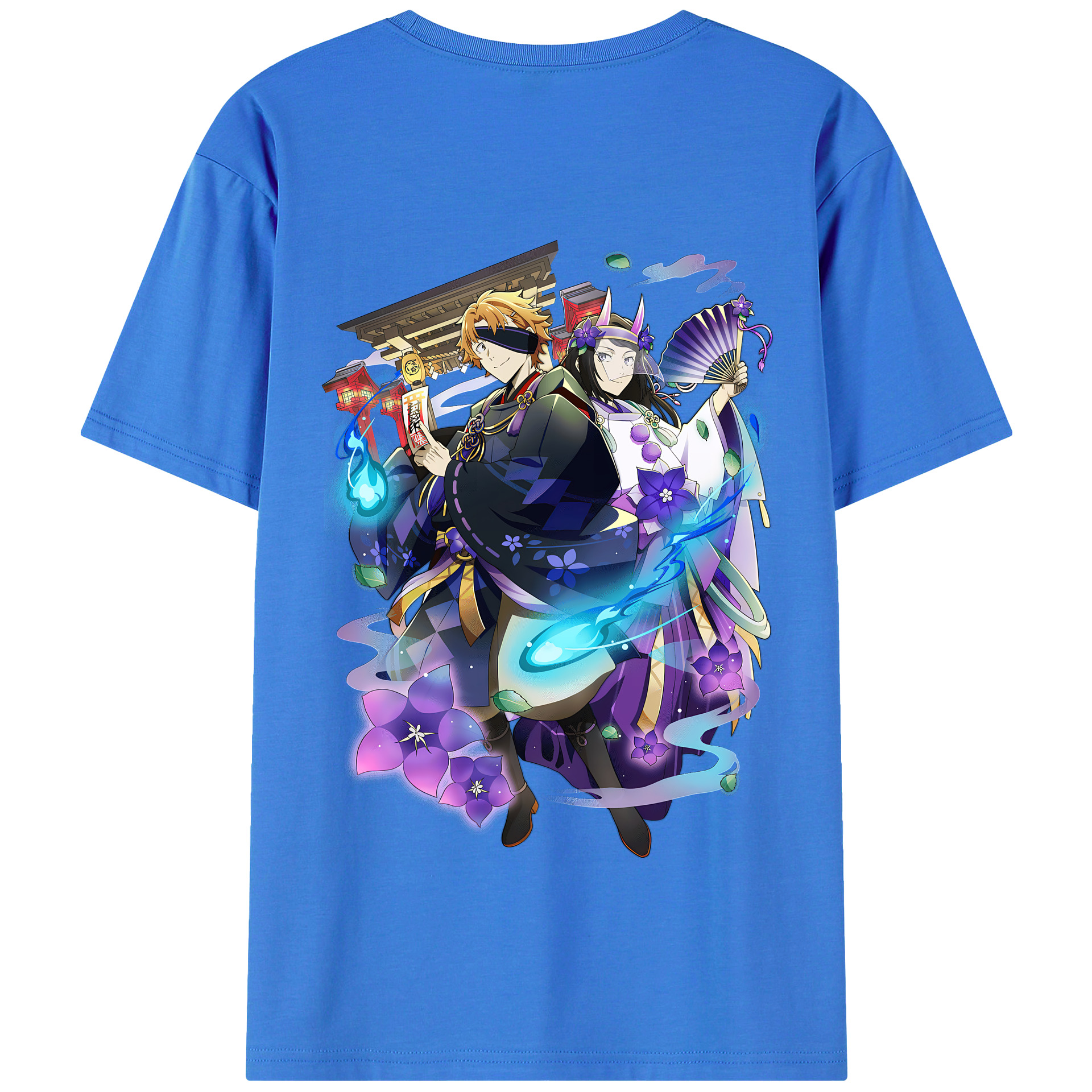 （画像用） 文豪ストレイドッグス Bungo Stray Dogs 綿100％半袖Tシャツ（背面プリント）