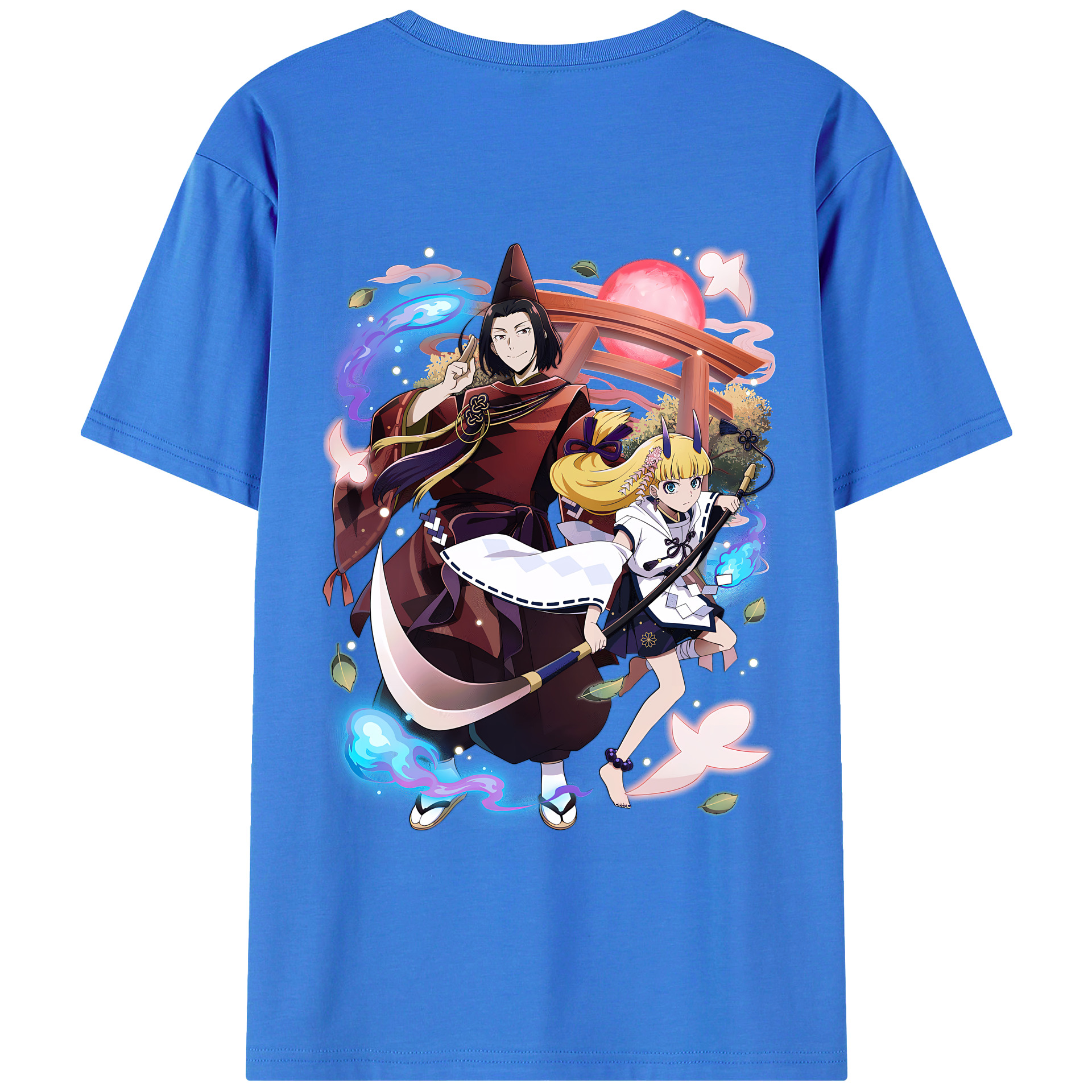 （画像用） 文豪ストレイドッグス Bungo Stray Dogs 綿100％半袖Tシャツ（背面プリント）
