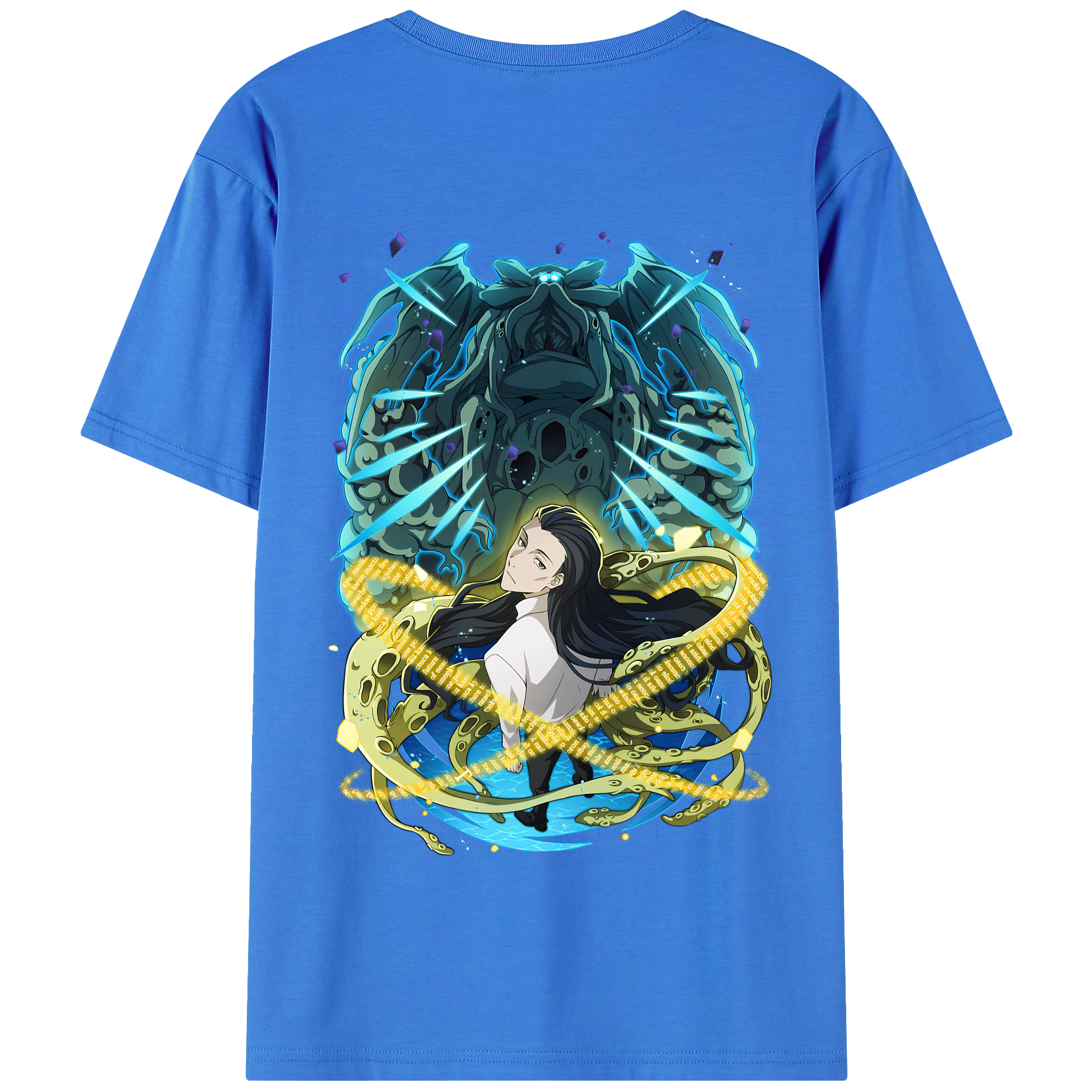（画像用） 文豪ストレイドッグス Bungo Stray Dogs 綿100％半袖Tシャツ（背面プリント）
