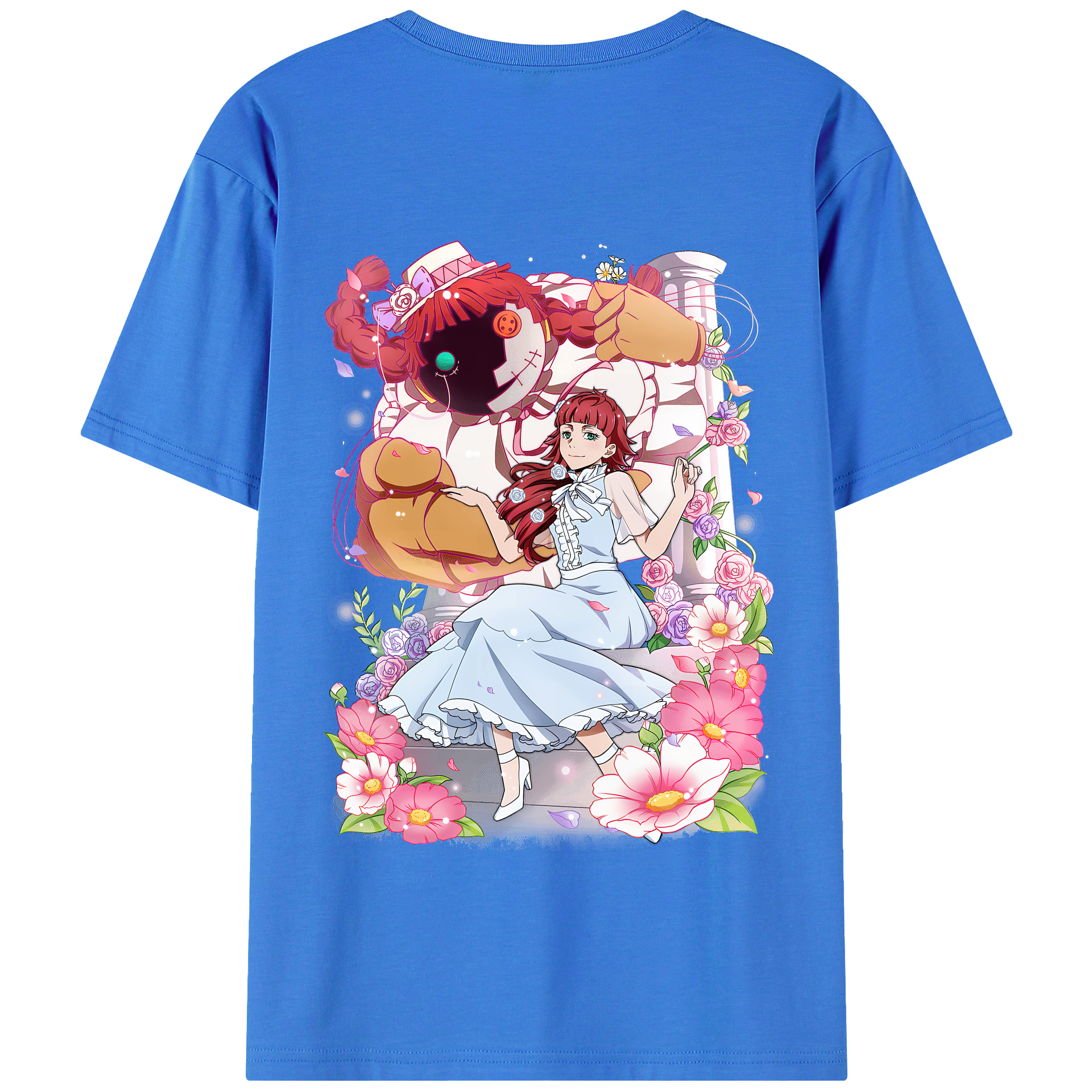 （画像用） 文豪ストレイドッグス Bungo Stray Dogs 綿100％半袖Tシャツ（背面プリント）