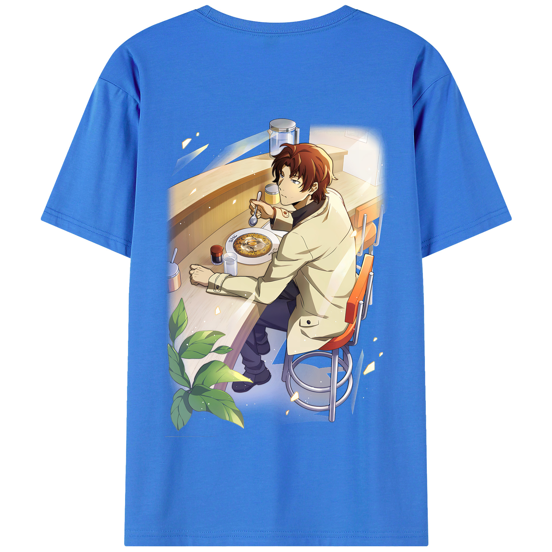 （画像用） 文豪ストレイドッグス Bungo Stray Dogs 綿100％半袖Tシャツ（背面プリント）