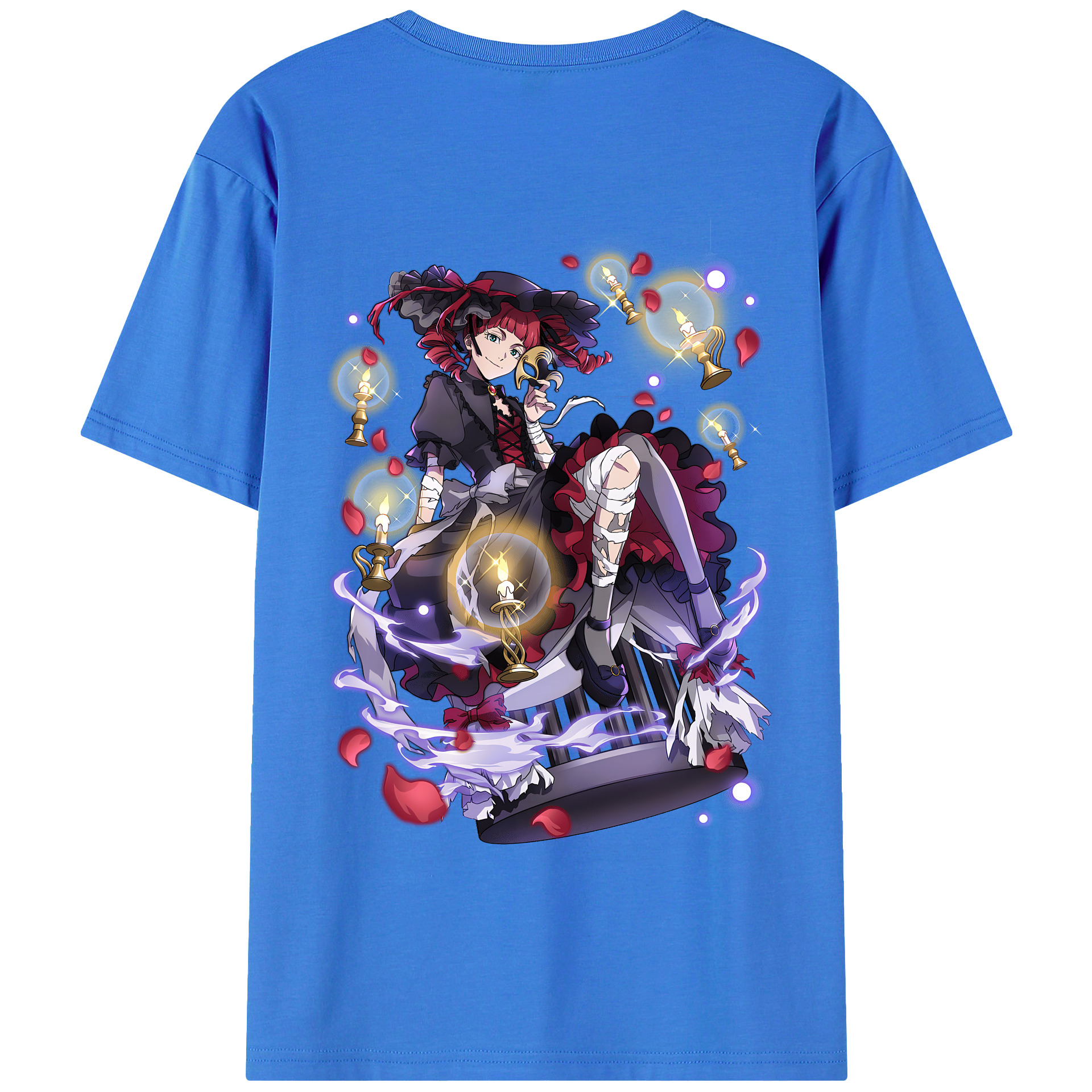 （画像用） 文豪ストレイドッグス Bungo Stray Dogs 綿100％半袖Tシャツ（背面プリント）