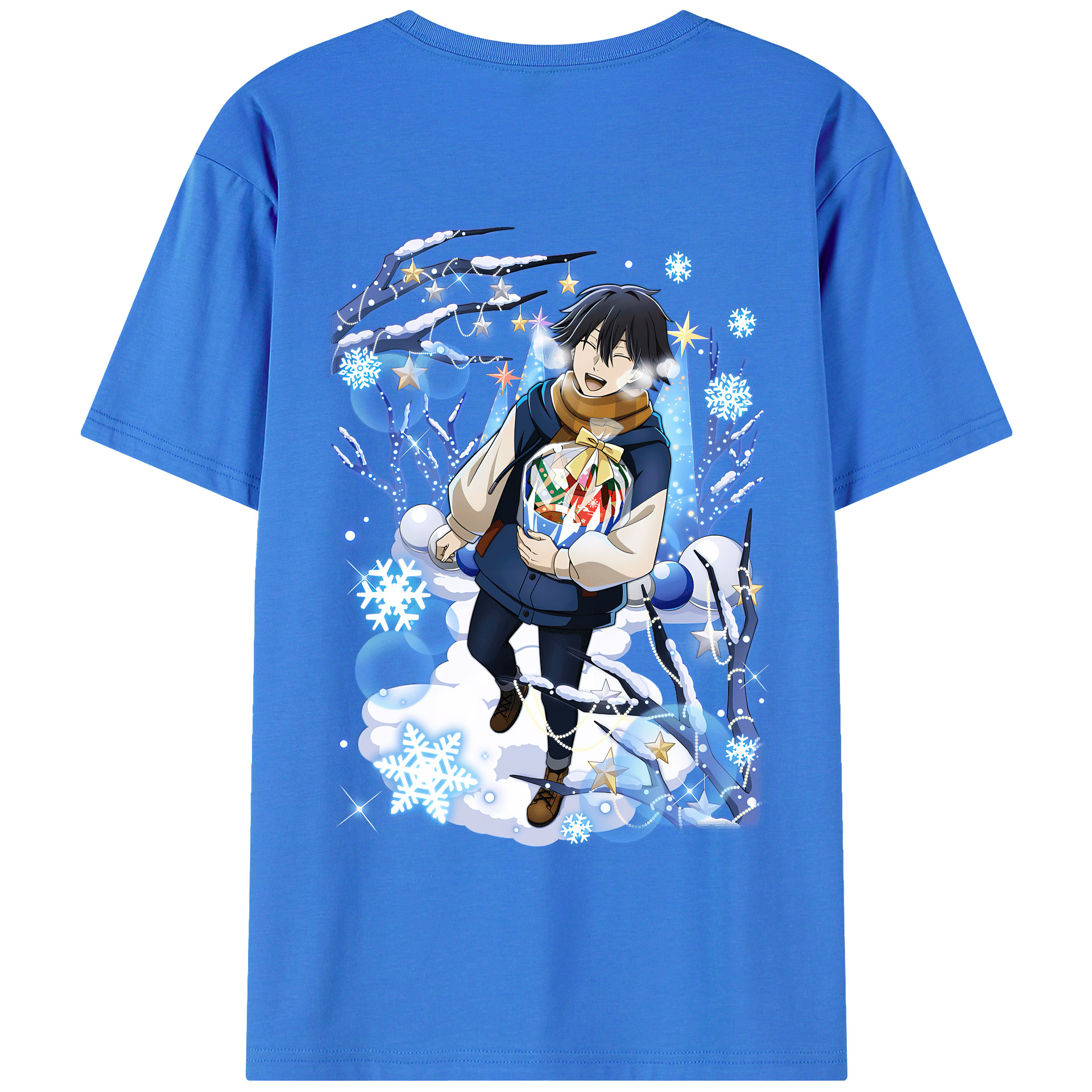 （画像用） 文豪ストレイドッグス Bungo Stray Dogs 綿100％半袖Tシャツ（背面プリント）