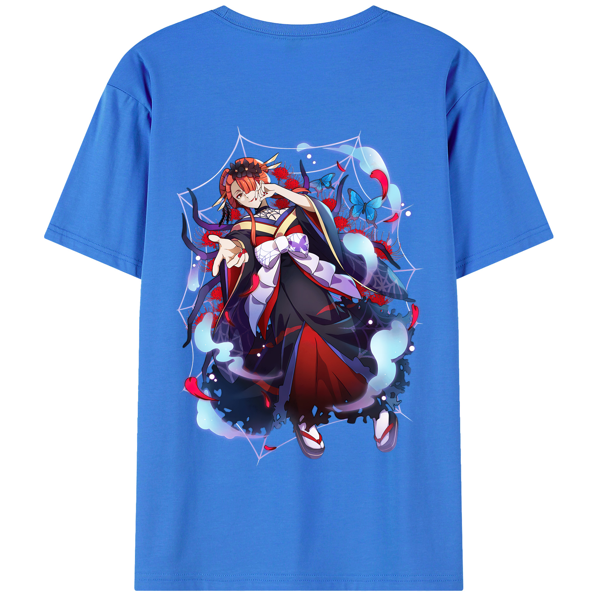 （画像用） 文豪ストレイドッグス Bungo Stray Dogs 綿100％半袖Tシャツ（背面プリント）