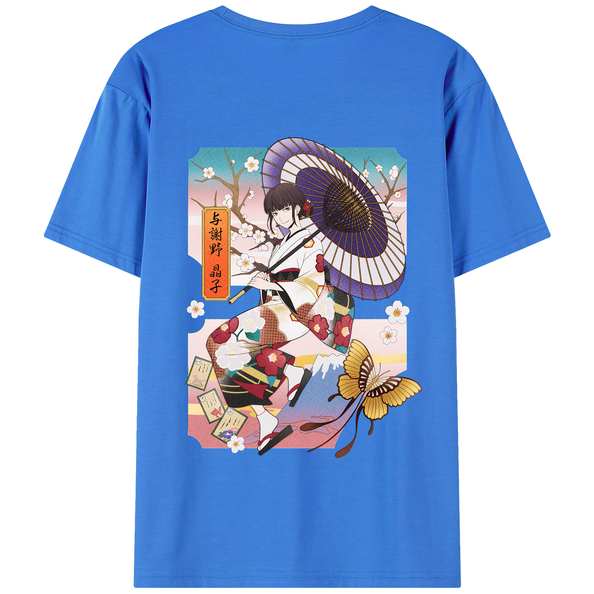 （画像用） 文豪ストレイドッグス Bungo Stray Dogs 綿100％半袖Tシャツ（背面プリント）
