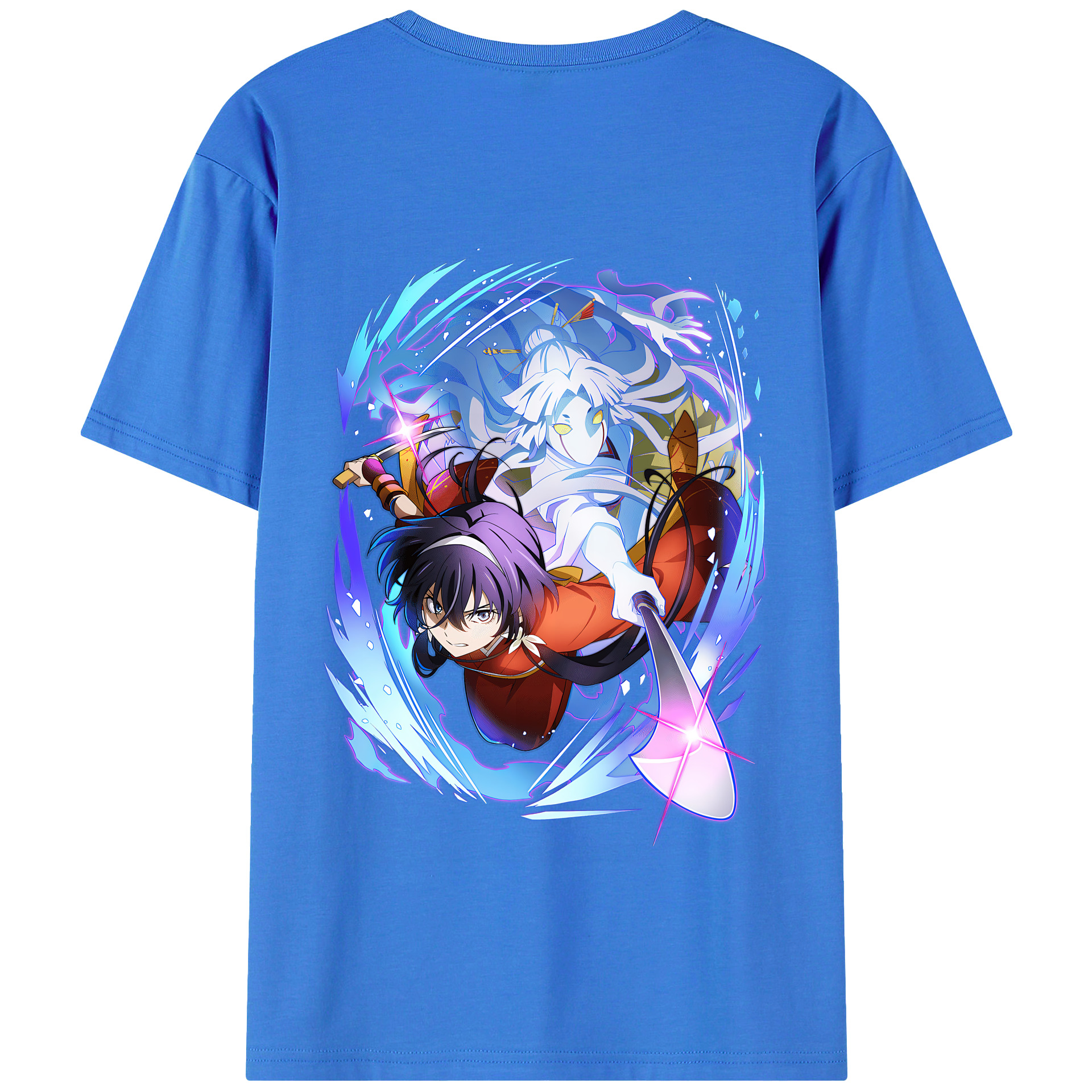 （画像用） 文豪ストレイドッグス Bungo Stray Dogs 綿100％半袖Tシャツ（背面プリント）