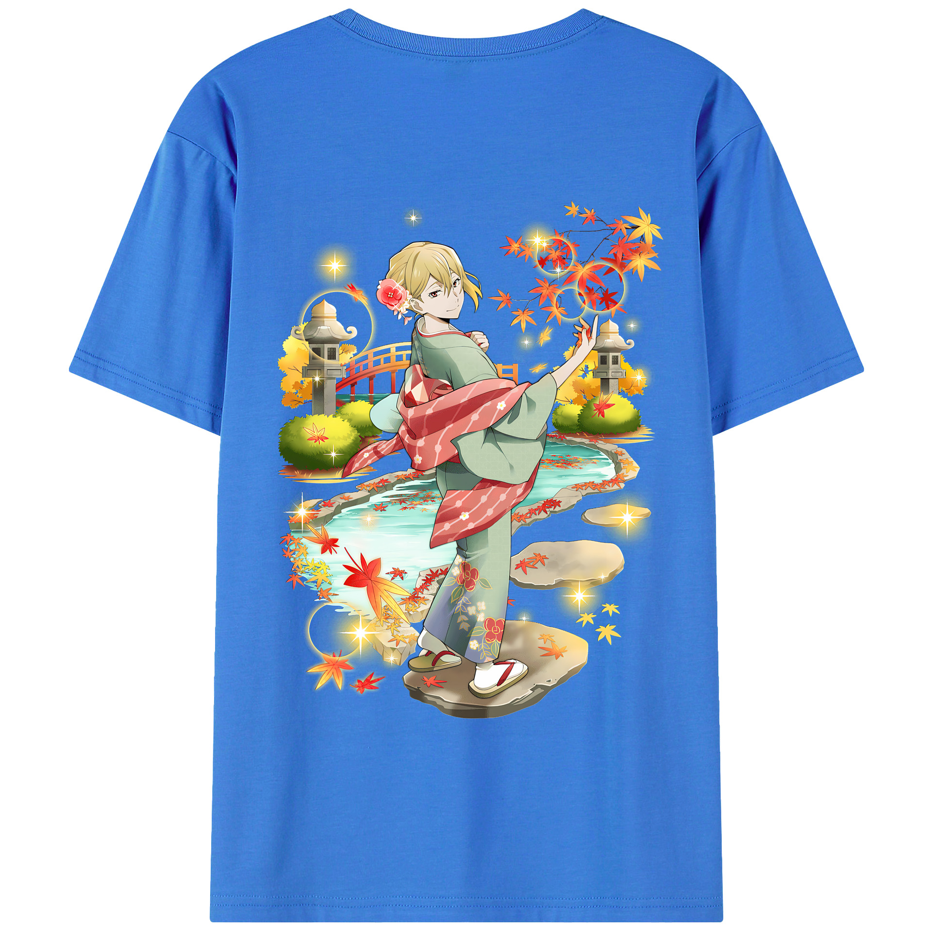 （画像用） 文豪ストレイドッグス Bungo Stray Dogs 綿100％半袖Tシャツ（背面プリント）