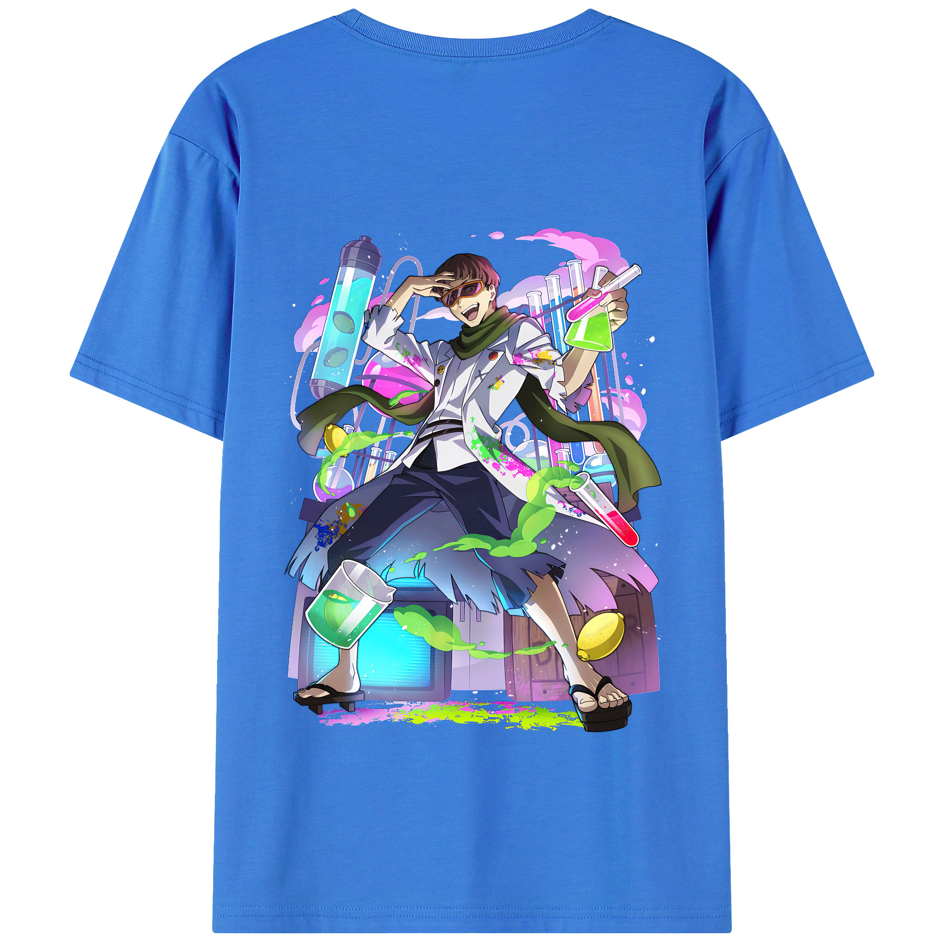 （画像用） 文豪ストレイドッグス Bungo Stray Dogs 綿100％半袖Tシャツ（背面プリント）