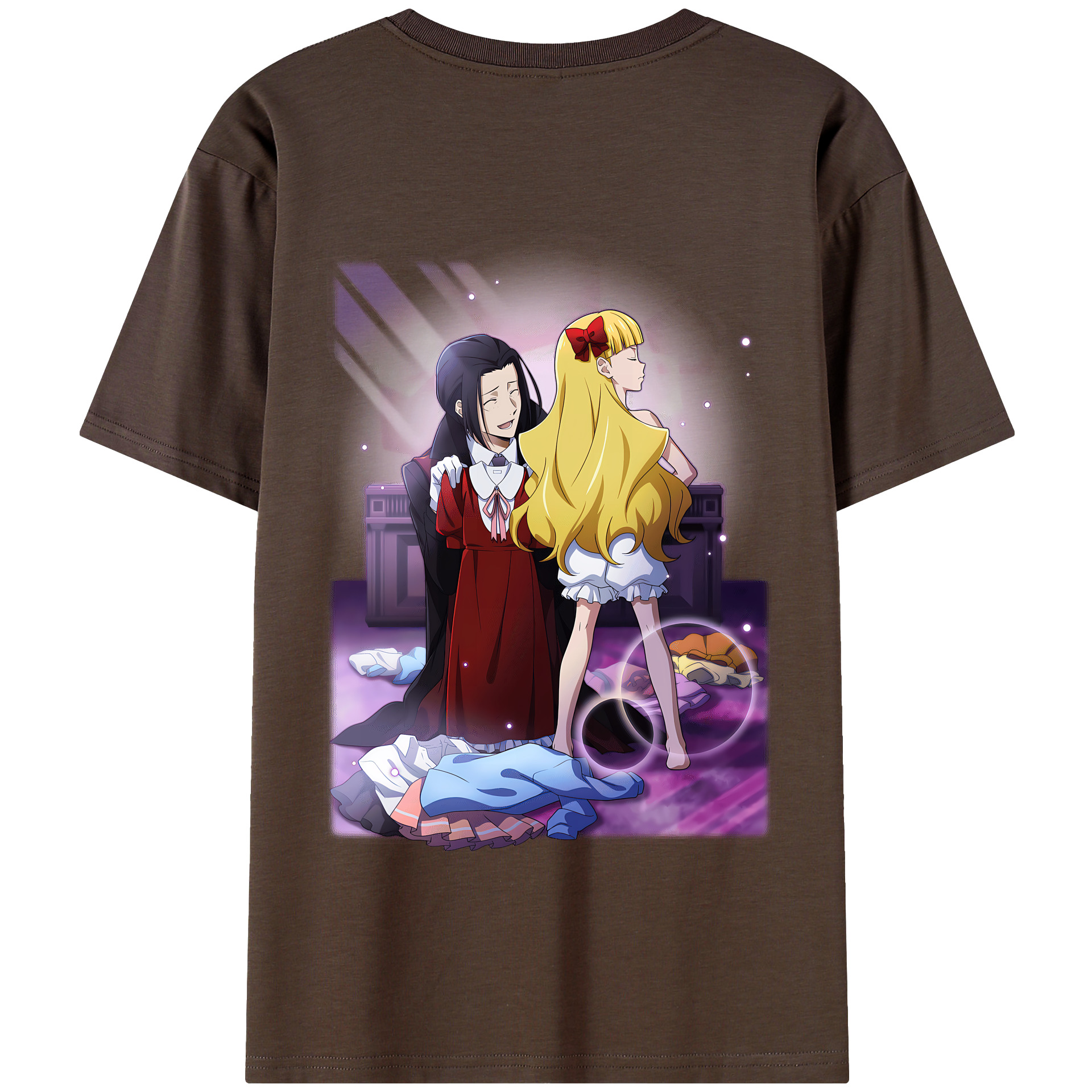 （画像用） 文豪ストレイドッグス Bungo Stray Dogs 綿100％半袖Tシャツ（背面プリント）