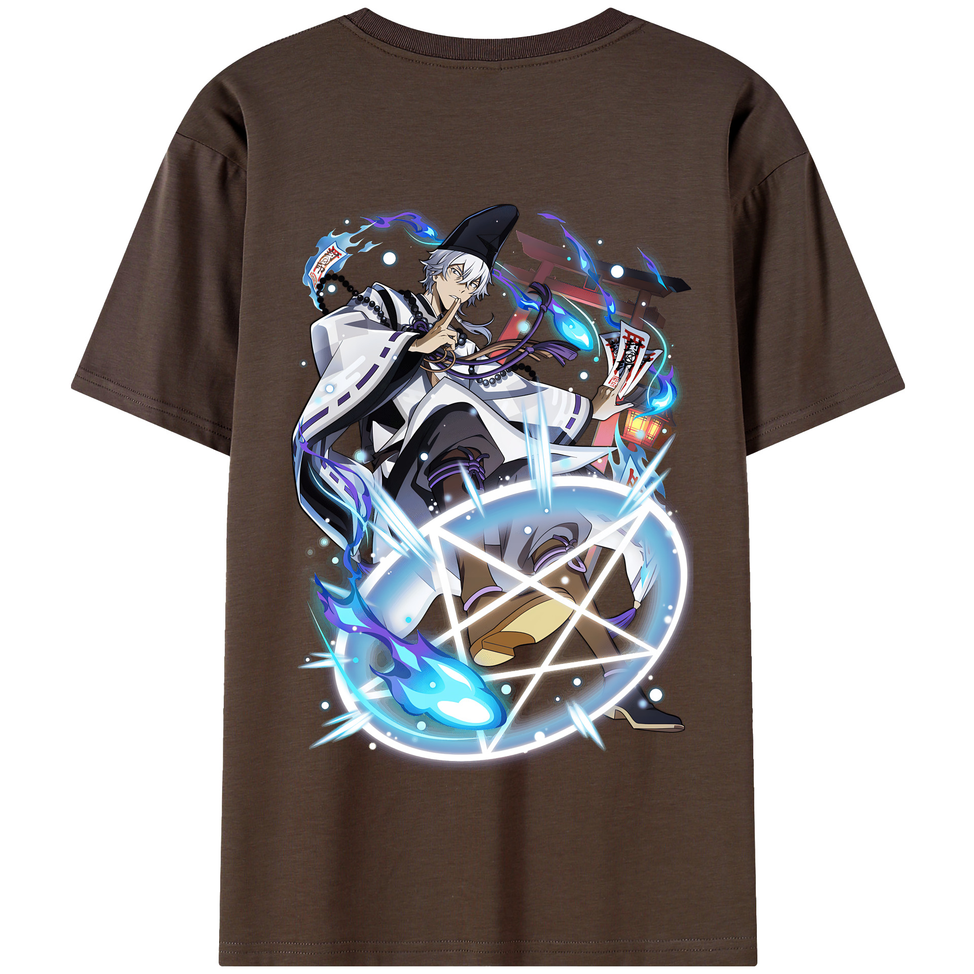 （画像用） 文豪ストレイドッグス Bungo Stray Dogs 綿100％半袖Tシャツ（背面プリント）