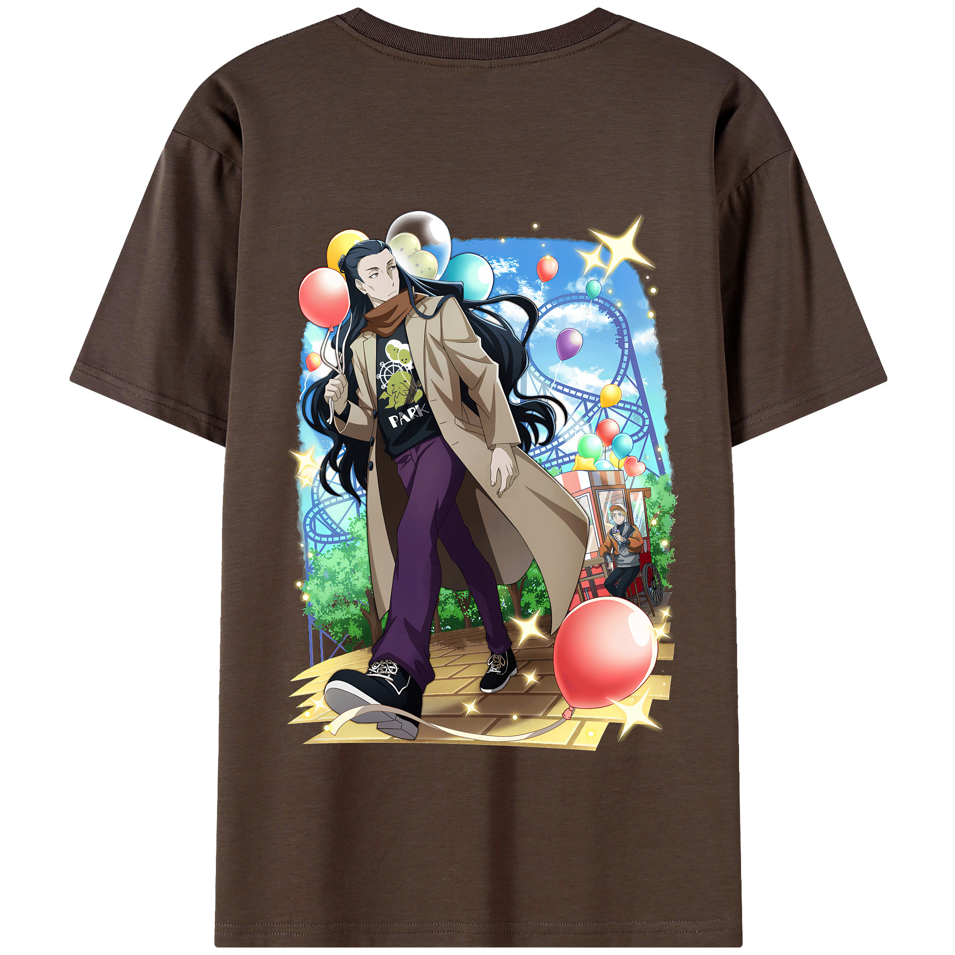 （画像用） 文豪ストレイドッグス Bungo Stray Dogs 綿100％半袖Tシャツ（背面プリント）