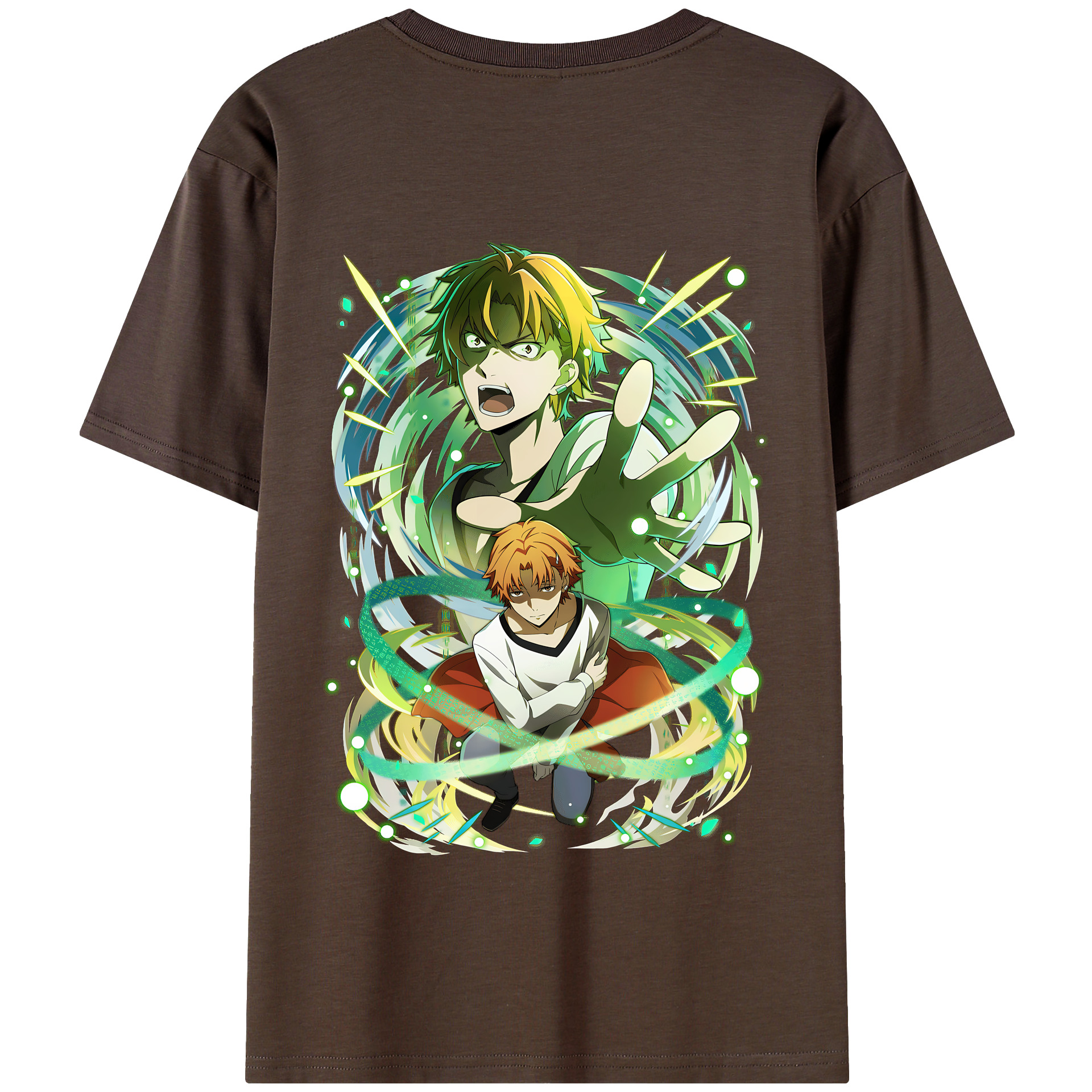 （画像用） 文豪ストレイドッグス Bungo Stray Dogs 綿100％半袖Tシャツ（背面プリント）