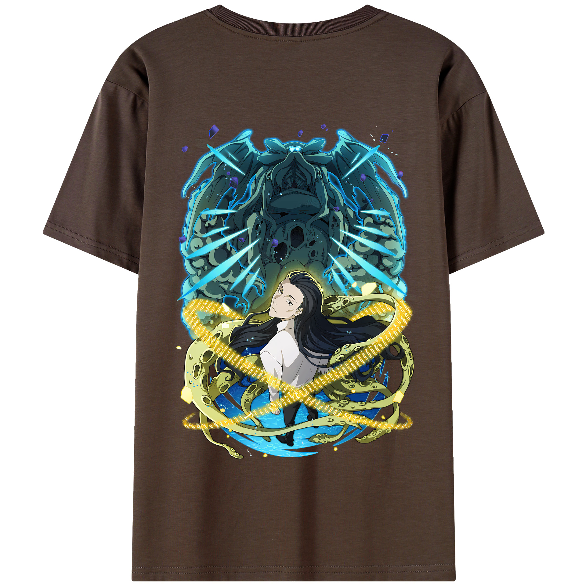 （画像用） 文豪ストレイドッグス Bungo Stray Dogs 綿100％半袖Tシャツ（背面プリント）