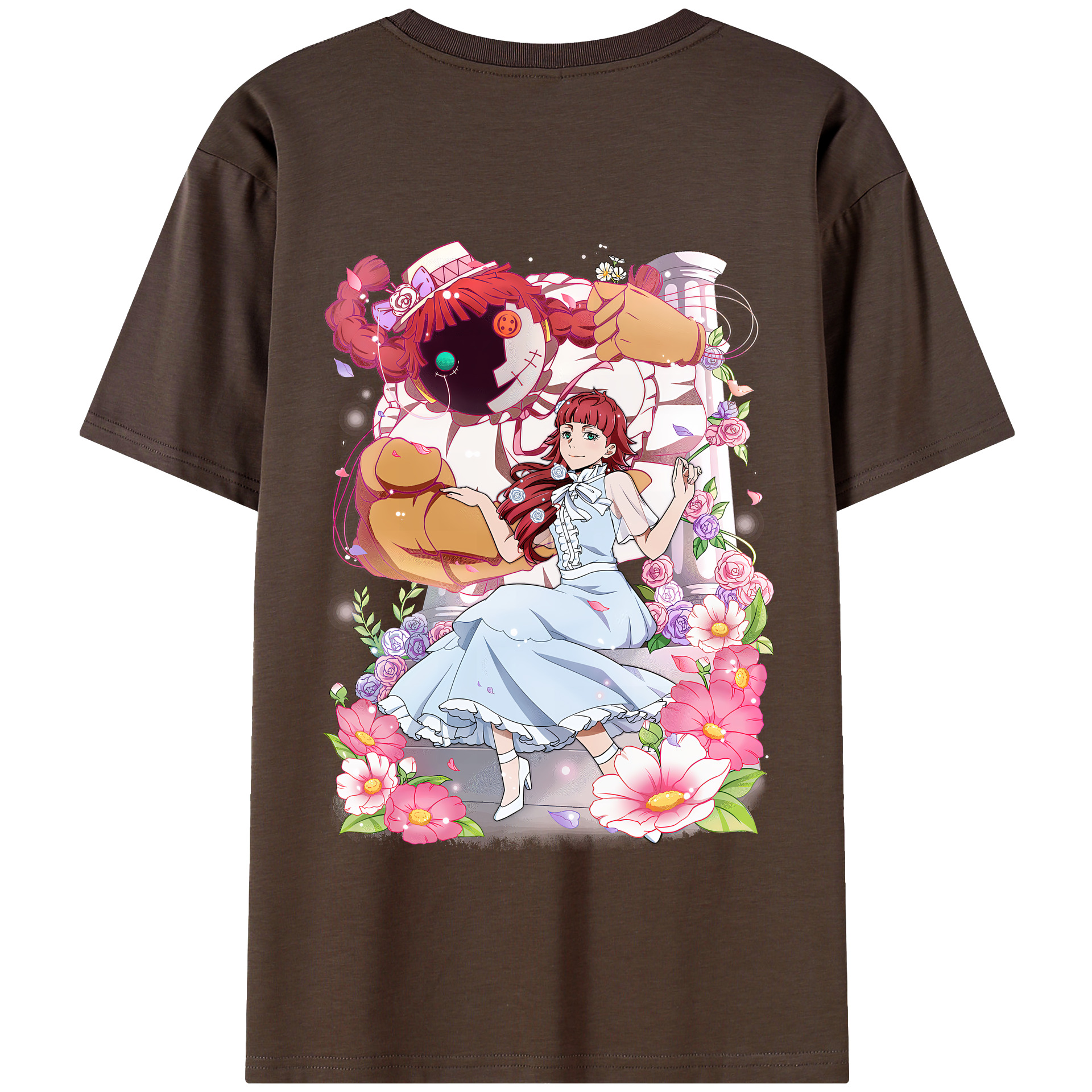 （画像用） 文豪ストレイドッグス Bungo Stray Dogs 綿100％半袖Tシャツ（背面プリント）