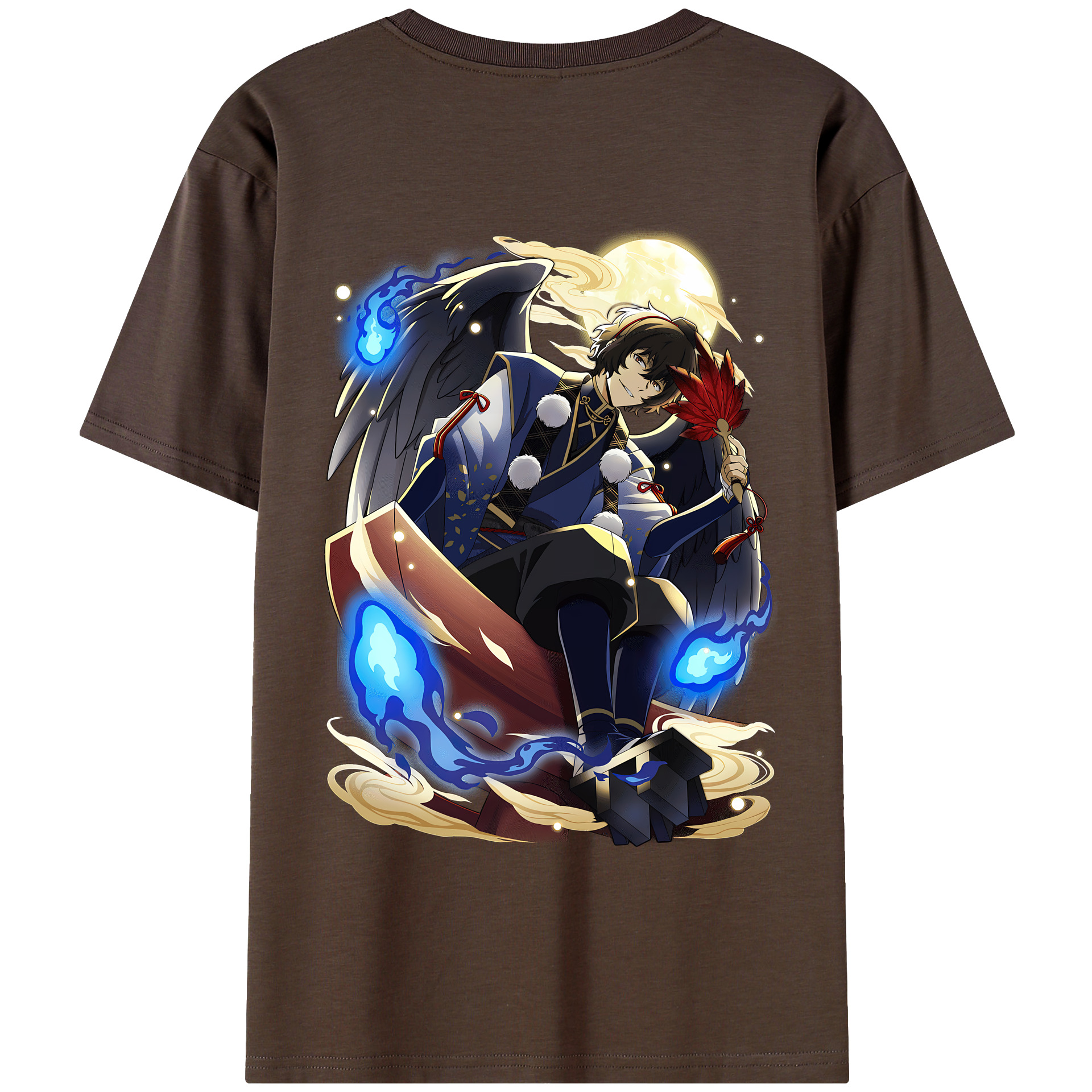 （画像用） 文豪ストレイドッグス Bungo Stray Dogs 綿100％半袖Tシャツ（背面プリント）