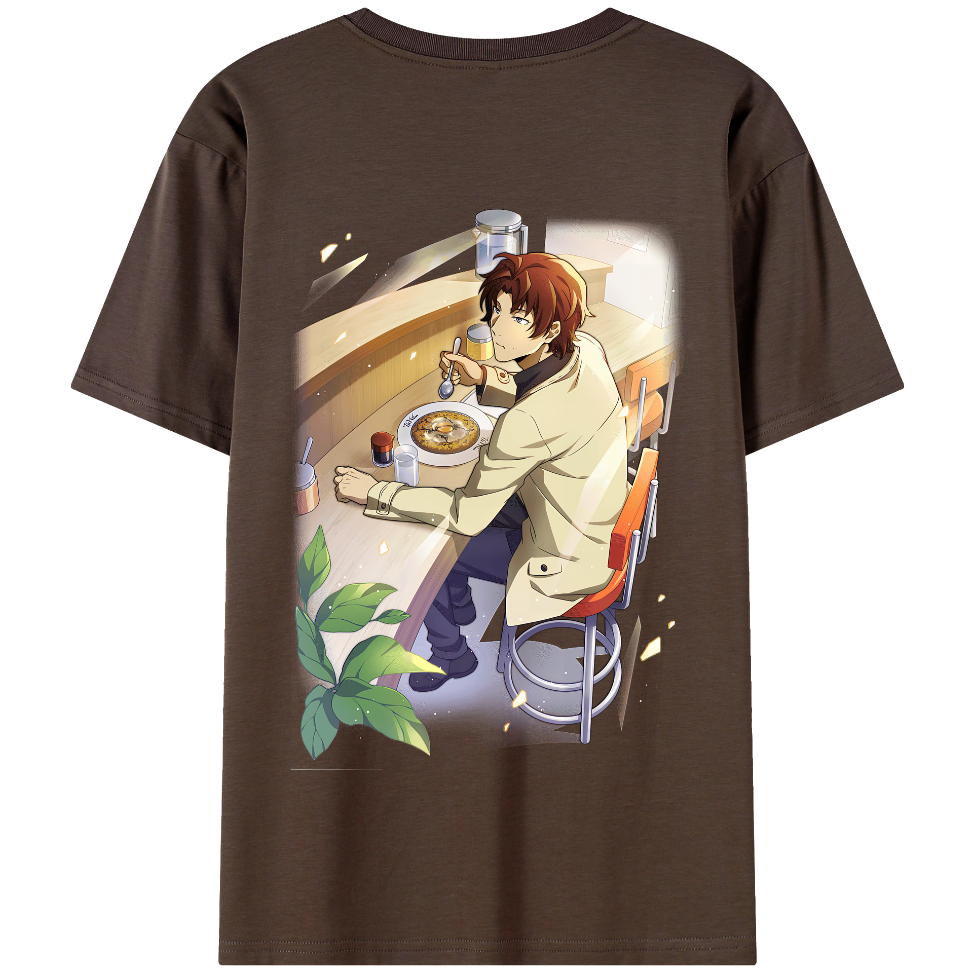 （画像用） 文豪ストレイドッグス Bungo Stray Dogs 綿100％半袖Tシャツ（背面プリント）