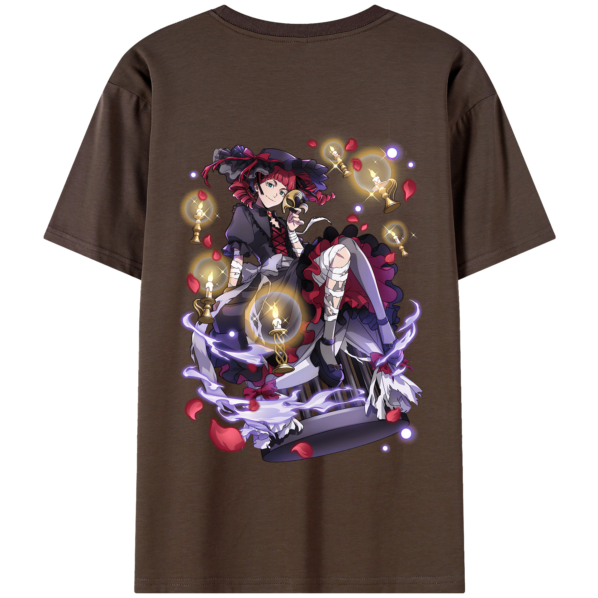 （画像用） 文豪ストレイドッグス Bungo Stray Dogs 綿100％半袖Tシャツ（背面プリント）