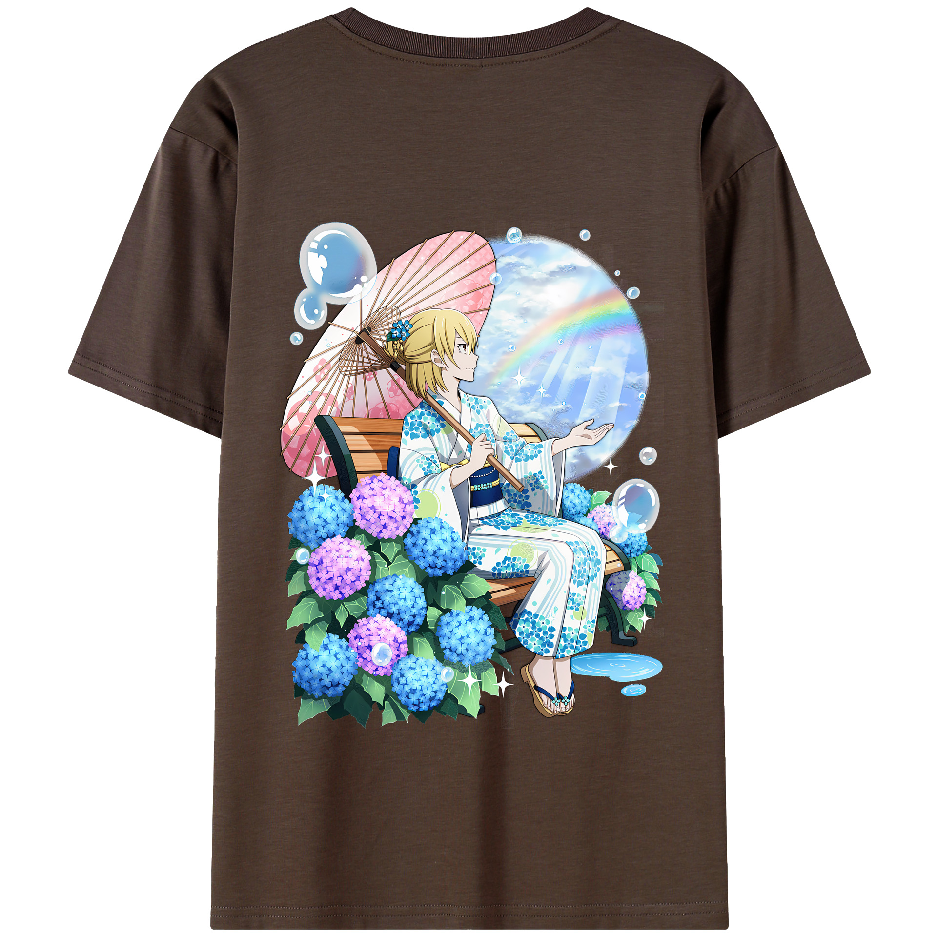 （画像用） 文豪ストレイドッグス Bungo Stray Dogs 綿100％半袖Tシャツ（背面プリント）