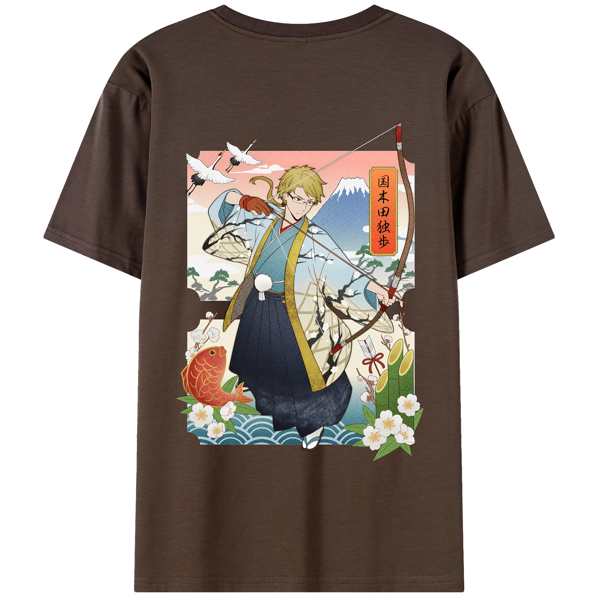 （画像用） 文豪ストレイドッグス Bungo Stray Dogs 綿100％半袖Tシャツ（背面プリント）