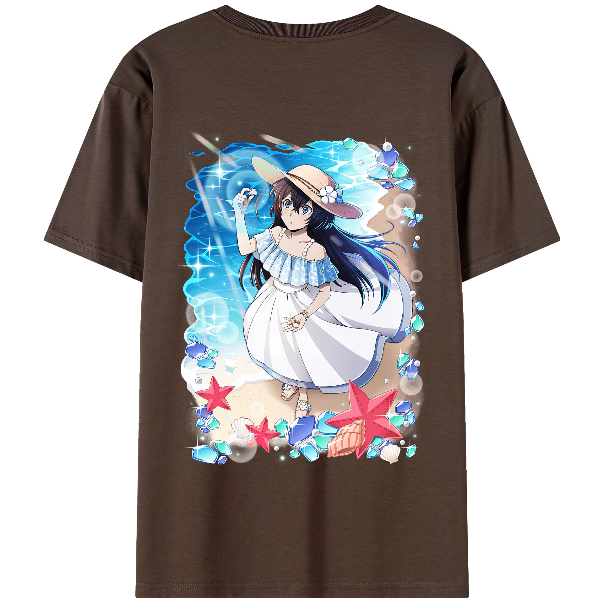 （画像用） 文豪ストレイドッグス Bungo Stray Dogs 綿100％半袖Tシャツ（背面プリント）