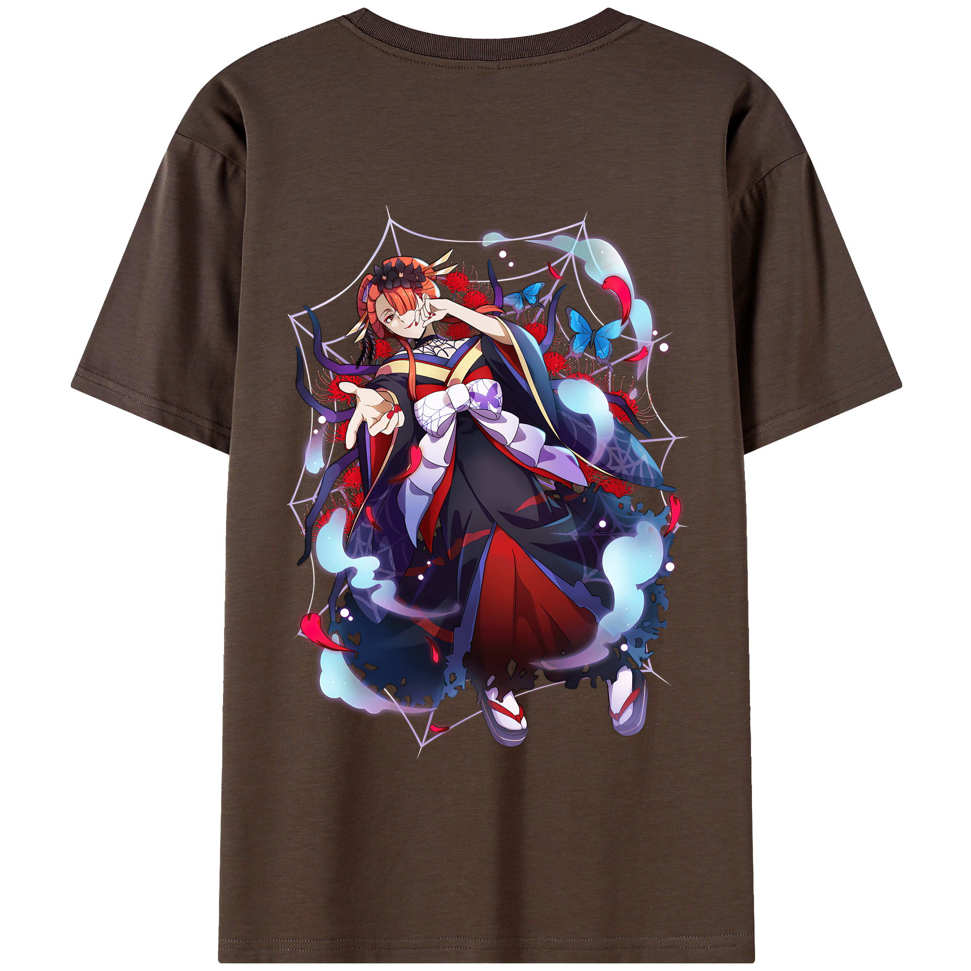 （画像用） 文豪ストレイドッグス Bungo Stray Dogs 綿100％半袖Tシャツ（背面プリント）