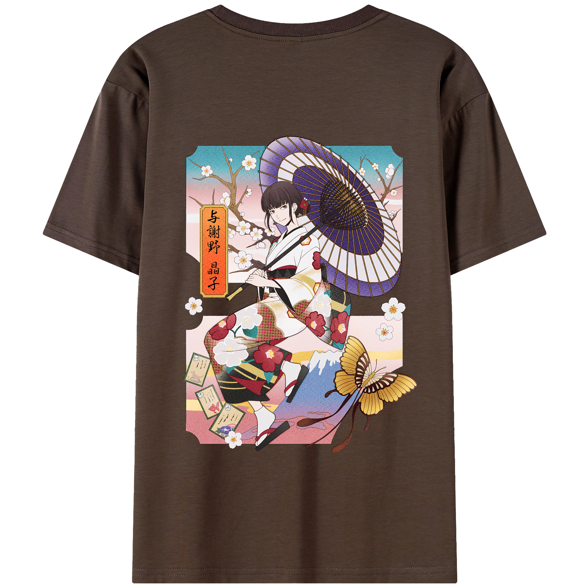 （画像用） 文豪ストレイドッグス Bungo Stray Dogs 綿100％半袖Tシャツ（背面プリント）