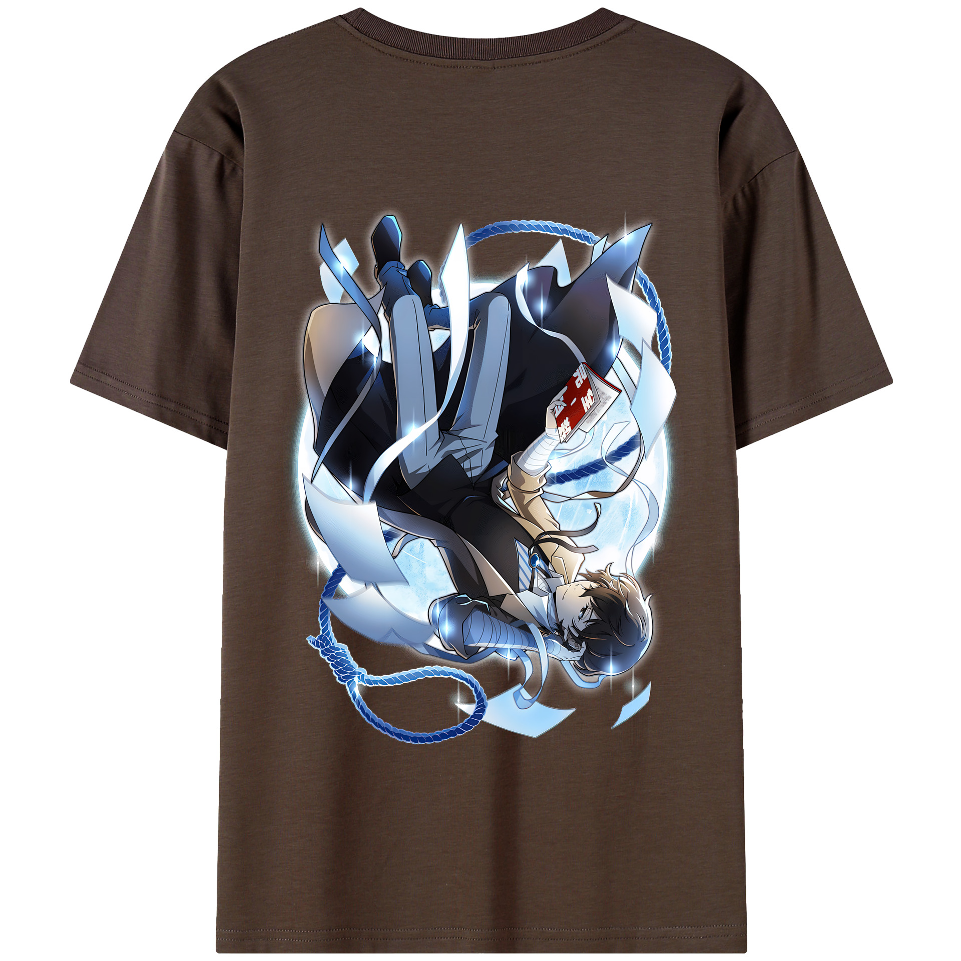 （画像用） 文豪ストレイドッグス Bungo Stray Dogs 綿100％半袖Tシャツ（背面プリント）