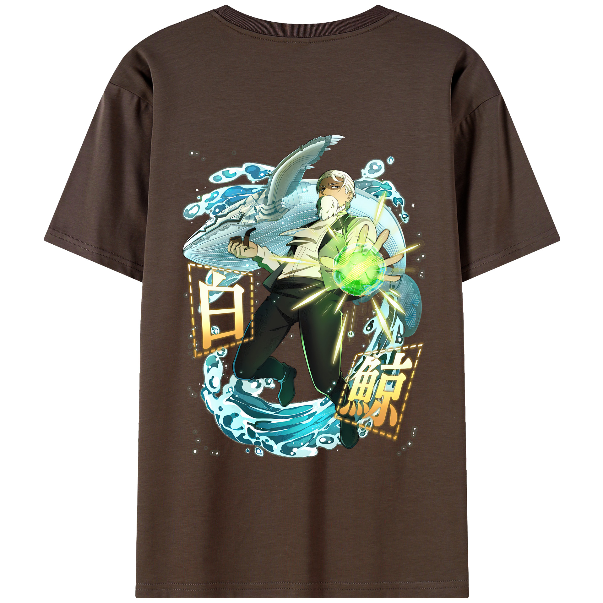 （画像用） 文豪ストレイドッグス Bungo Stray Dogs 綿100％半袖Tシャツ（背面プリント）