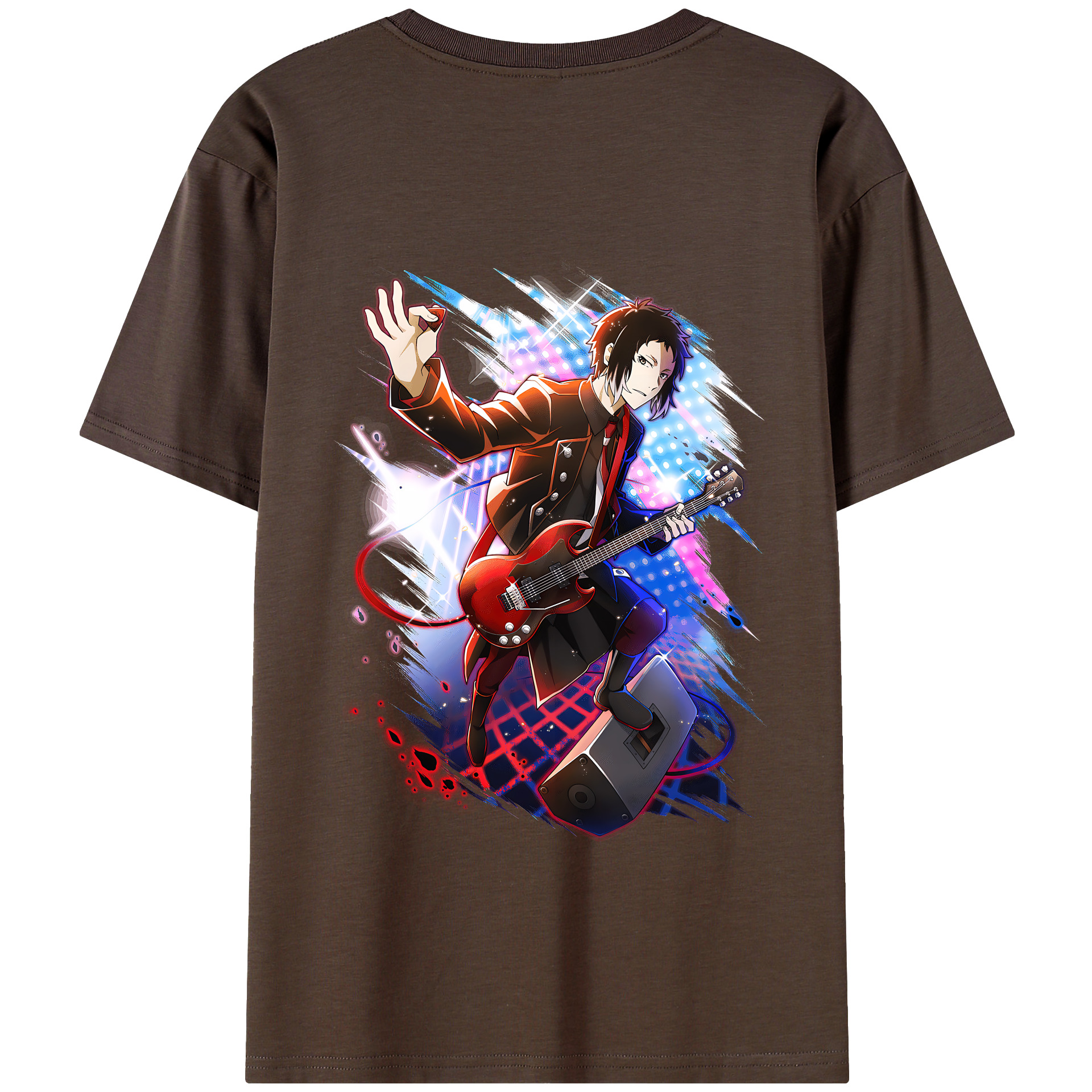 （画像用） 文豪ストレイドッグス Bungo Stray Dogs 綿100％半袖Tシャツ（背面プリント）