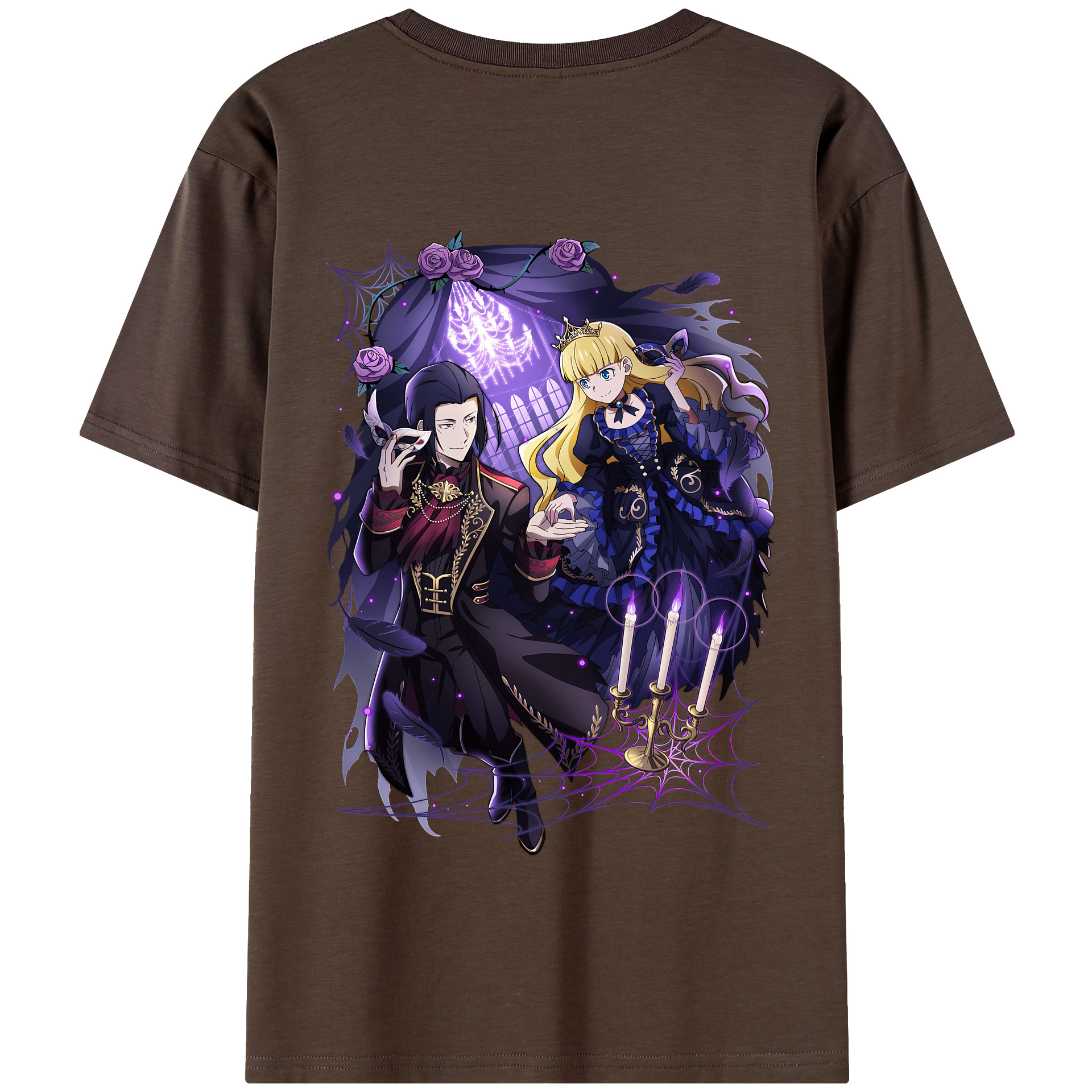 （画像用） 文豪ストレイドッグス Bungo Stray Dogs 綿100％半袖Tシャツ（背面プリント）