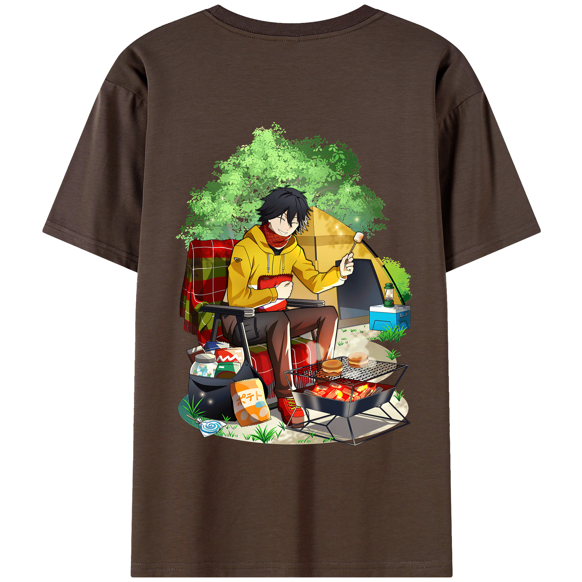 （画像用） 文豪ストレイドッグス Bungo Stray Dogs 綿100％半袖Tシャツ（背面プリント）