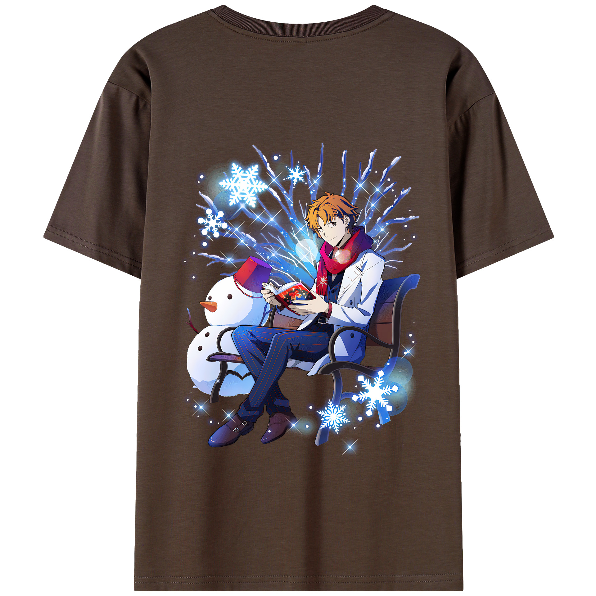 （画像用） 文豪ストレイドッグス Bungo Stray Dogs 綿100％半袖Tシャツ（背面プリント）