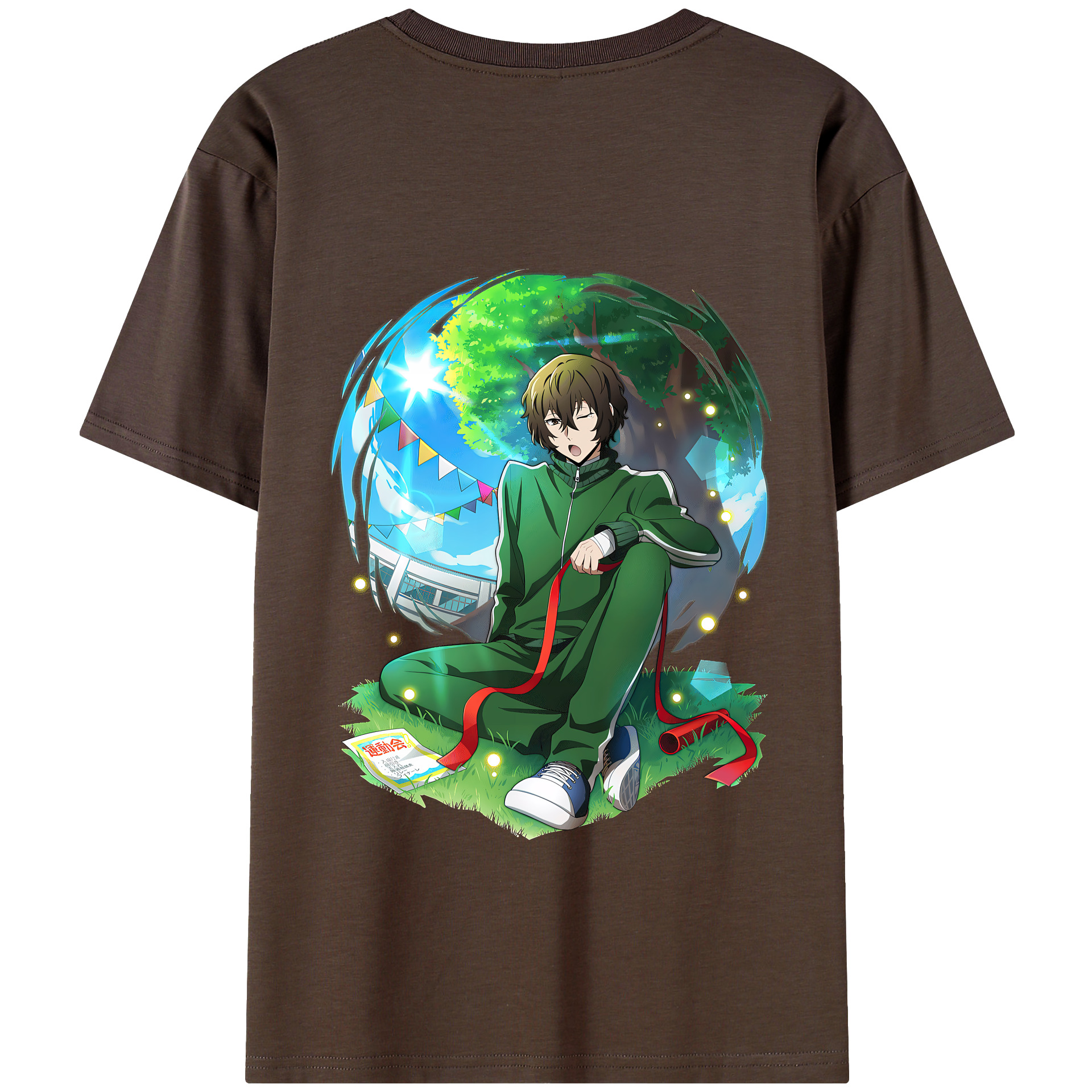 （画像用） 文豪ストレイドッグス Bungo Stray Dogs 綿100％半袖Tシャツ（背面プリント）